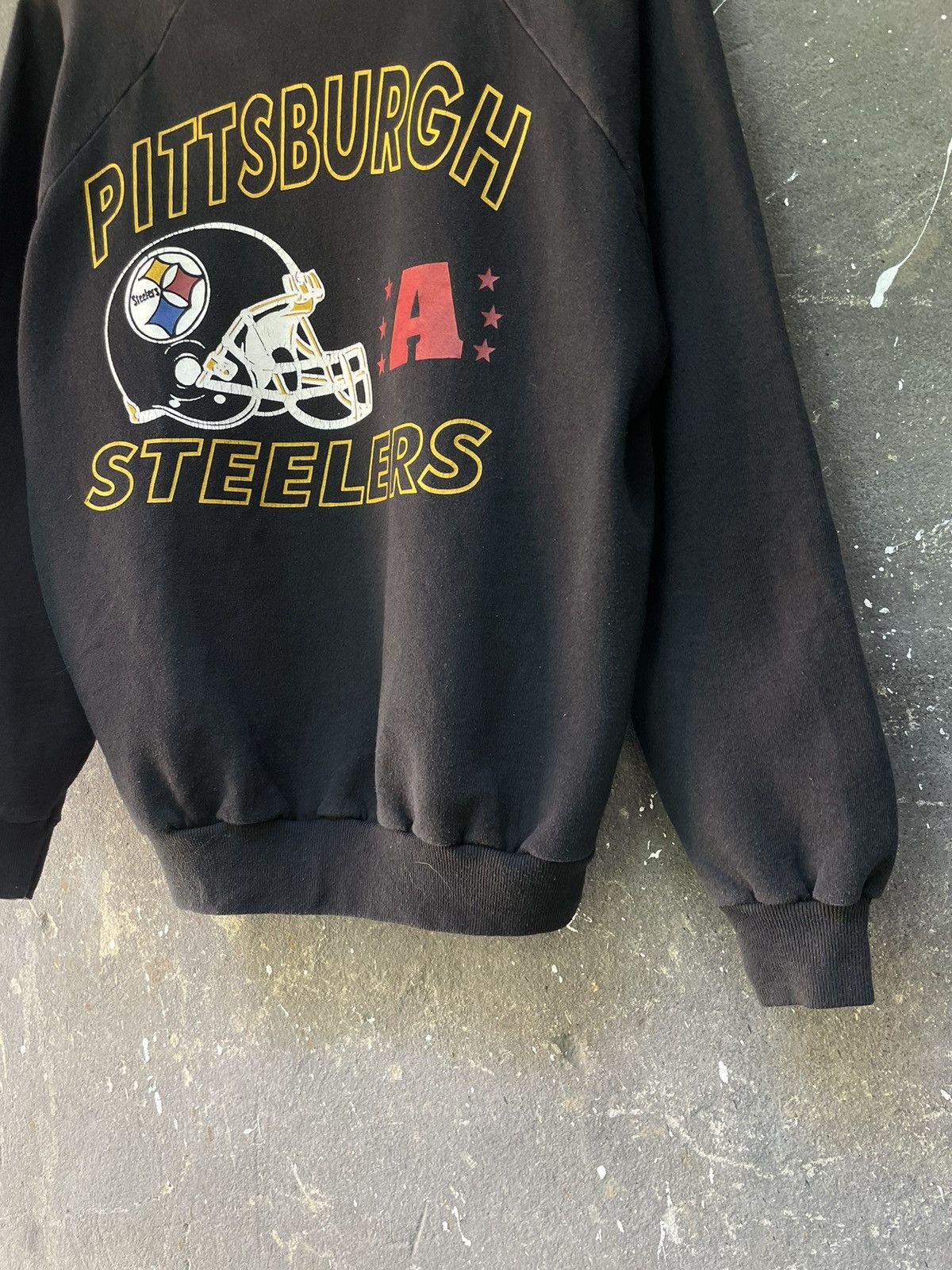 NFL Vintage 90’s Pittsburgh Streelers Crewneck Sweatshirt Hanes Size US XXL / EU 58 / 5 - 5 Thumbnail