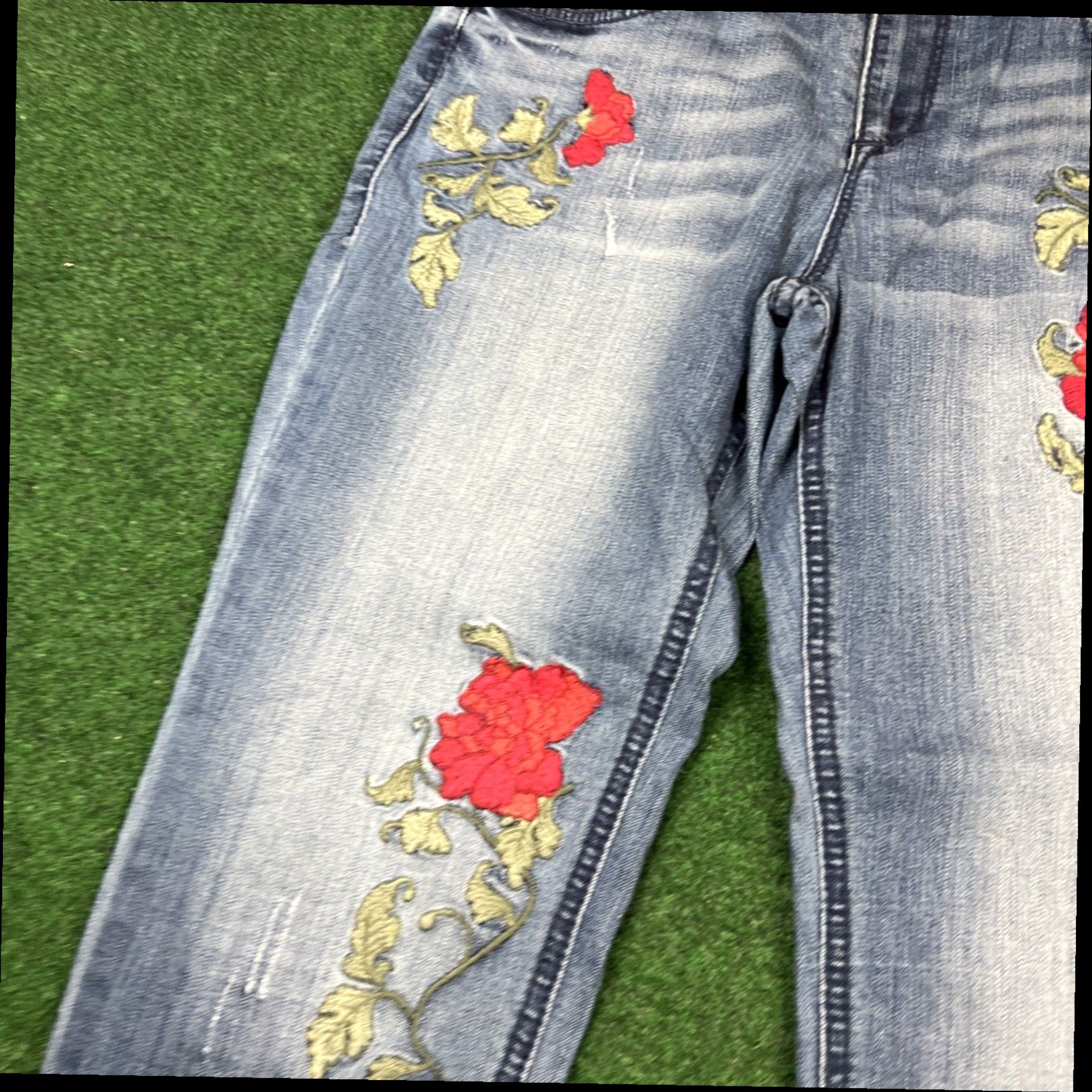 Vintage Code Bleu Gracie Bestie Jean Women's Size 8P Blue Cotton Denim Jeans 31x26 Size 30" / US 8 / IT 44 - 3 Thumbnail