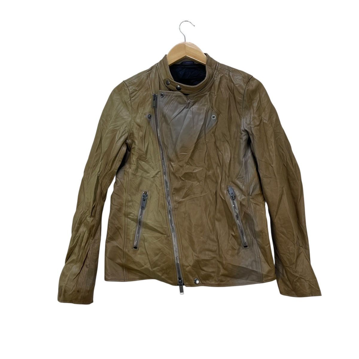 junhashimoto 💥 Junhashimoto Cowhide Leather Biker Jacket Made In Japan Size M / US 6-8 / IT 42-44 - 2 Thumbnail