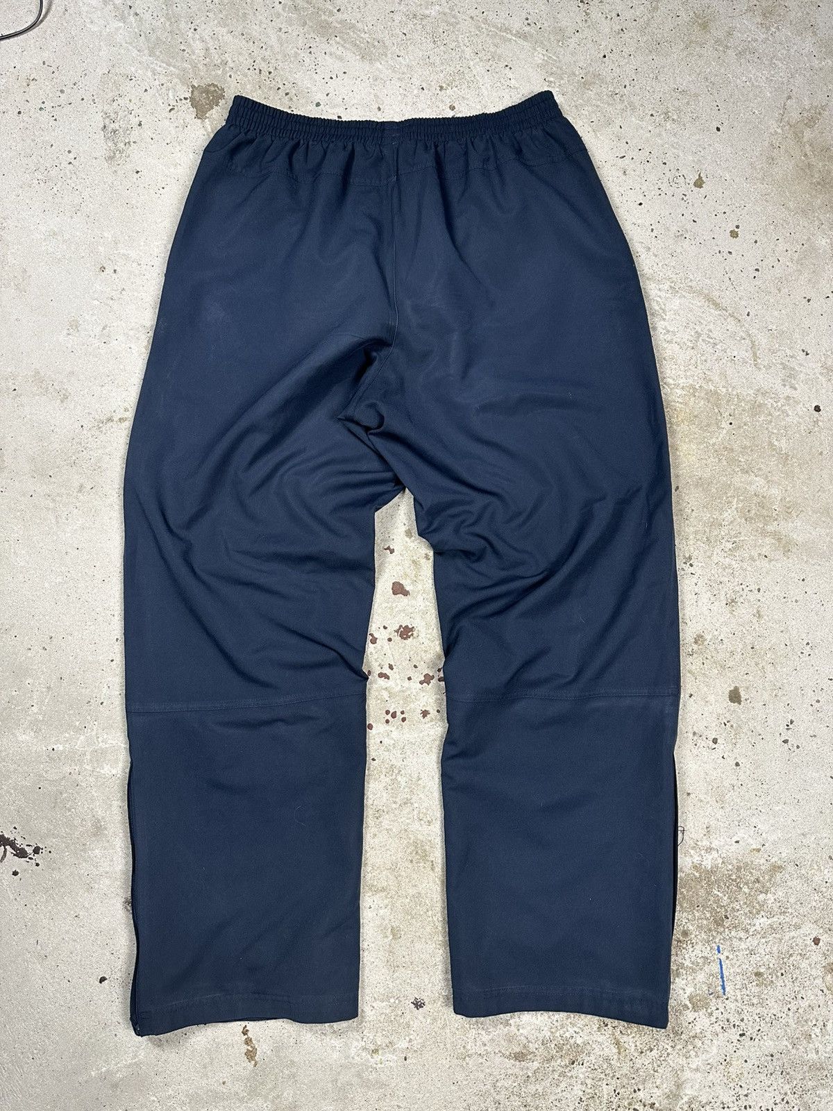 Adidas Vintage Y2K Adidas Baggy Navy Track Pants Loose Size US 36 / EU 52 - 3 Thumbnail