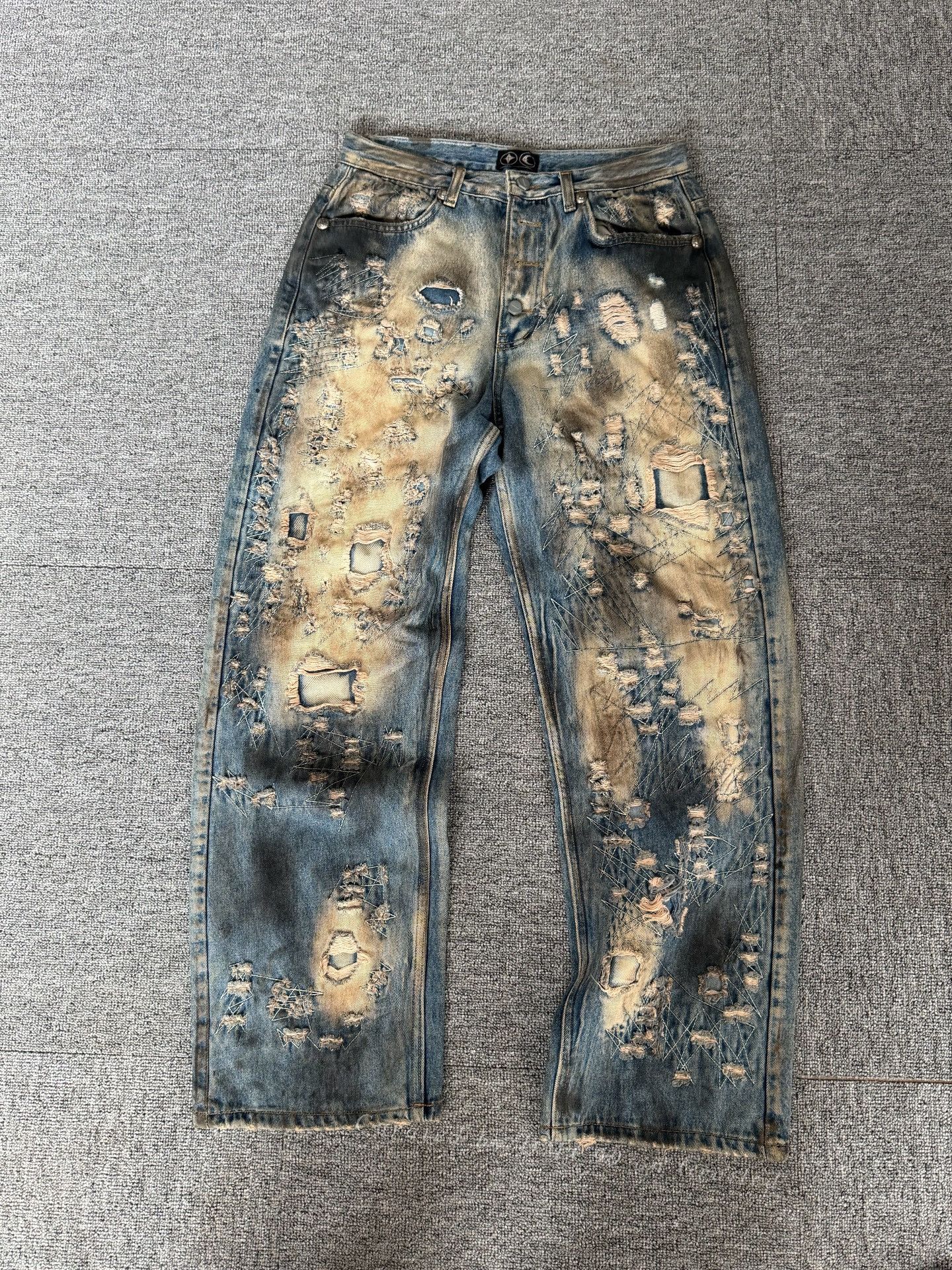 Thug Club Thugclub 25SS Boro Distressed Jeans Size US 30 / EU 46 - 1 Thumbnail