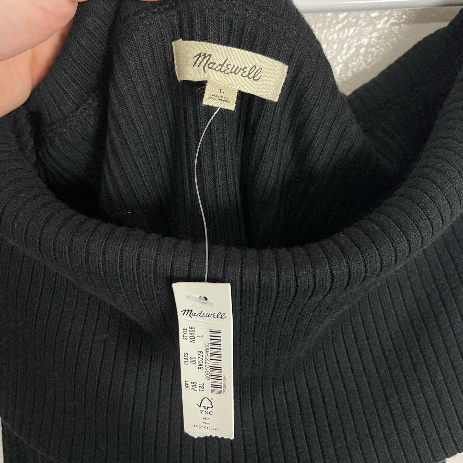 Madewell Madewell Off The Shoulder Stretchy Casual Top US Women's L Size L / US 10 / IT 46 - 5 Thumbnail