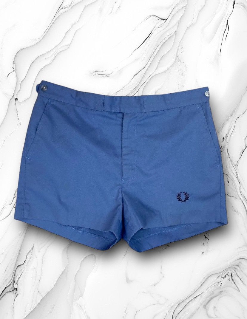 Fred Perry × Vintage Vintage 80's Fred Perry Retro Designer Shorts Size US 33 - 1 Thumbnail