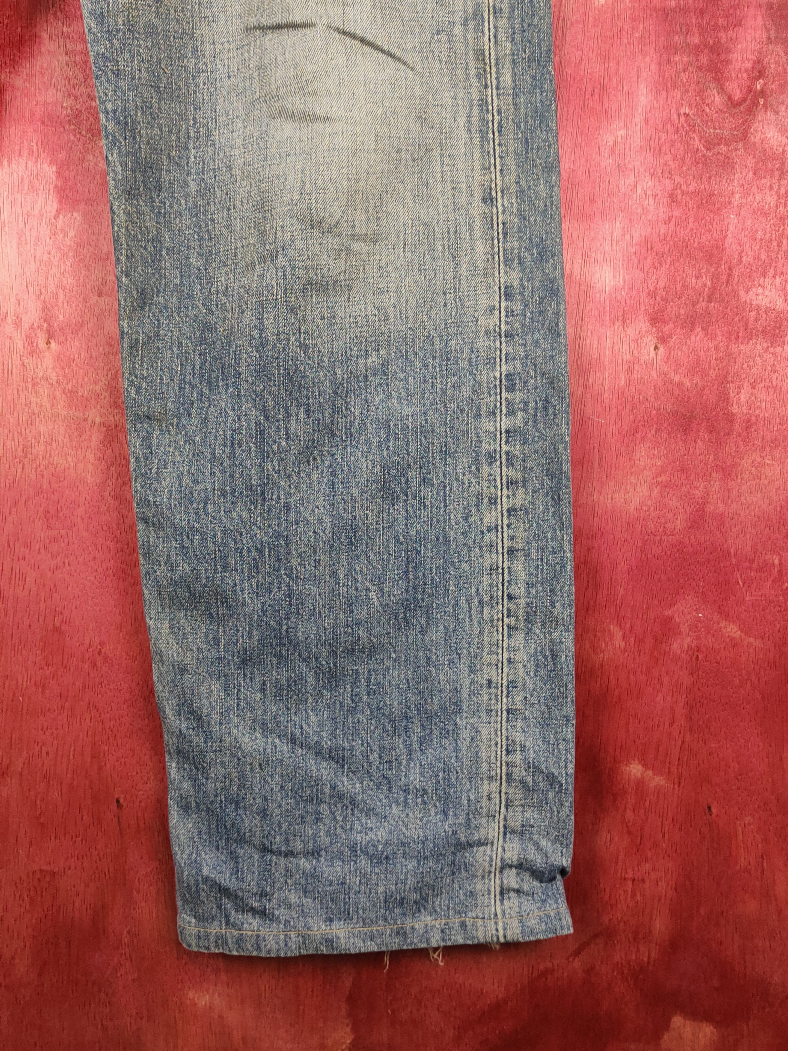 Levi's DL Levi's Blue Faded Distressed Ripped Jeans #S2308 Size US 34 / EU 50 - 6 Thumbnail
