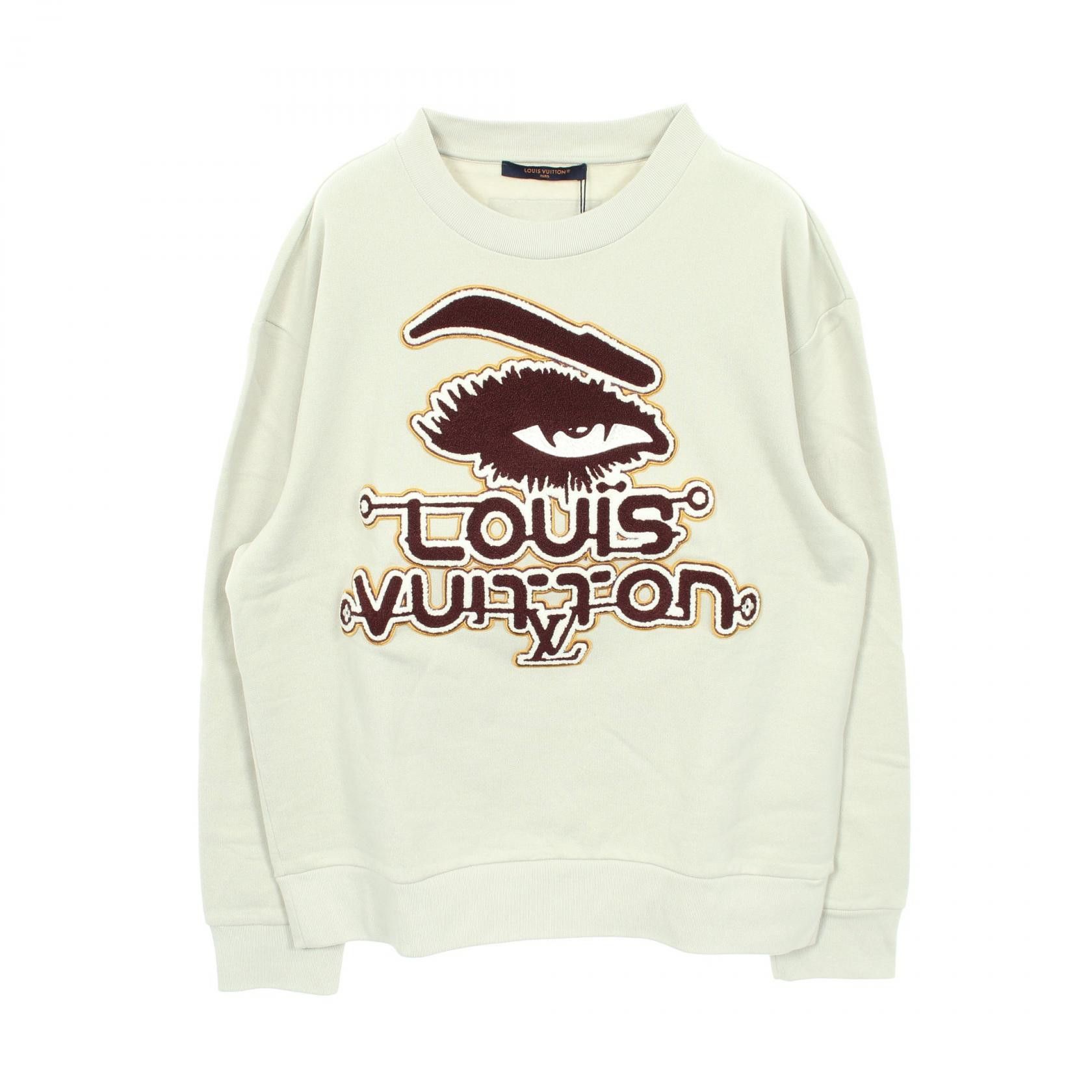 Louis Vuitton Louis Vuitton Louis Vuitton Embroidered Cotton Top Textile Sweatshirts & Hoodies DUTY FREE for USA Size ONE SIZE - 1 Thumbnail