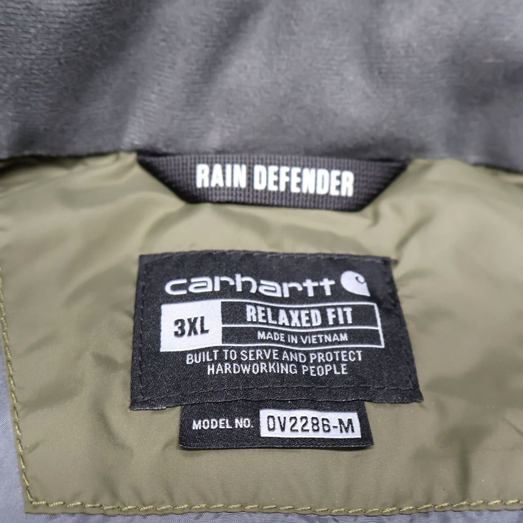 Carhartt VINTAGE Carhartt Vest Mens 3XL Green Gilliam Light Relaxed Fit Rain Defender Insulated Size US XXL / EU 58 / 5 - 6 Thumbnail