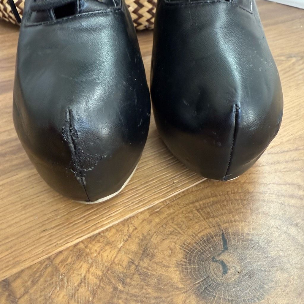 Other Gothic Babe Gothic Punk Bone Heel Boots Black $184 38 Size US 8 / IT 38 - 7 Thumbnail