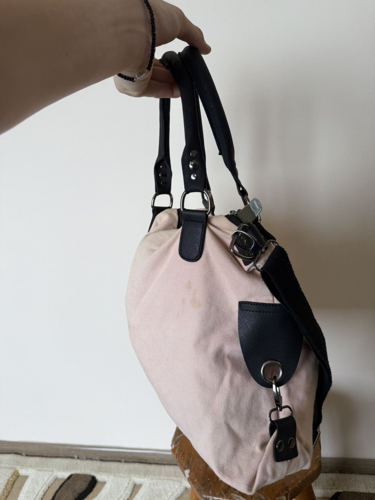 Japanese Brand Vintage Y2K Cotton Hippie Bag With Pockets Streetwear Size ONE SIZE - 9 Thumbnail