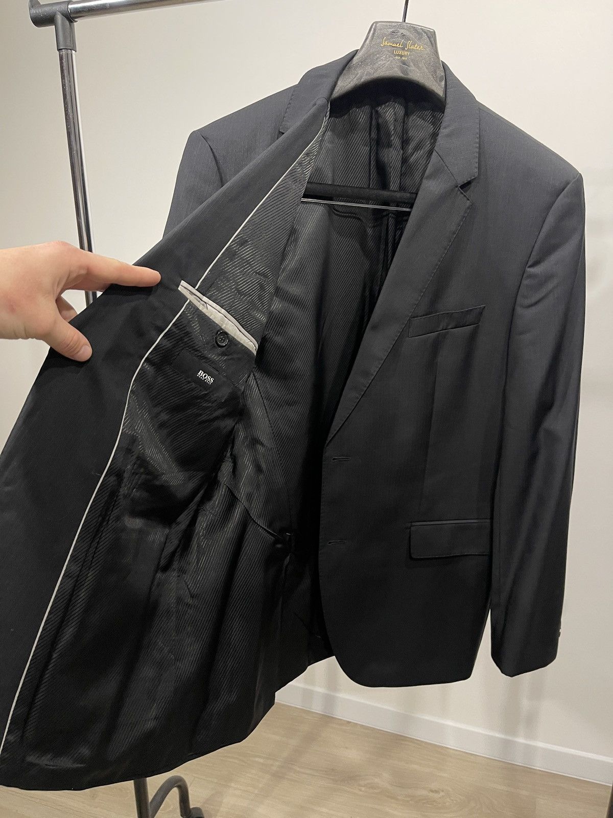 Hugo Boss Hugo boss classic jacket wool blazer 44R Size 44R - 5 Thumbnail