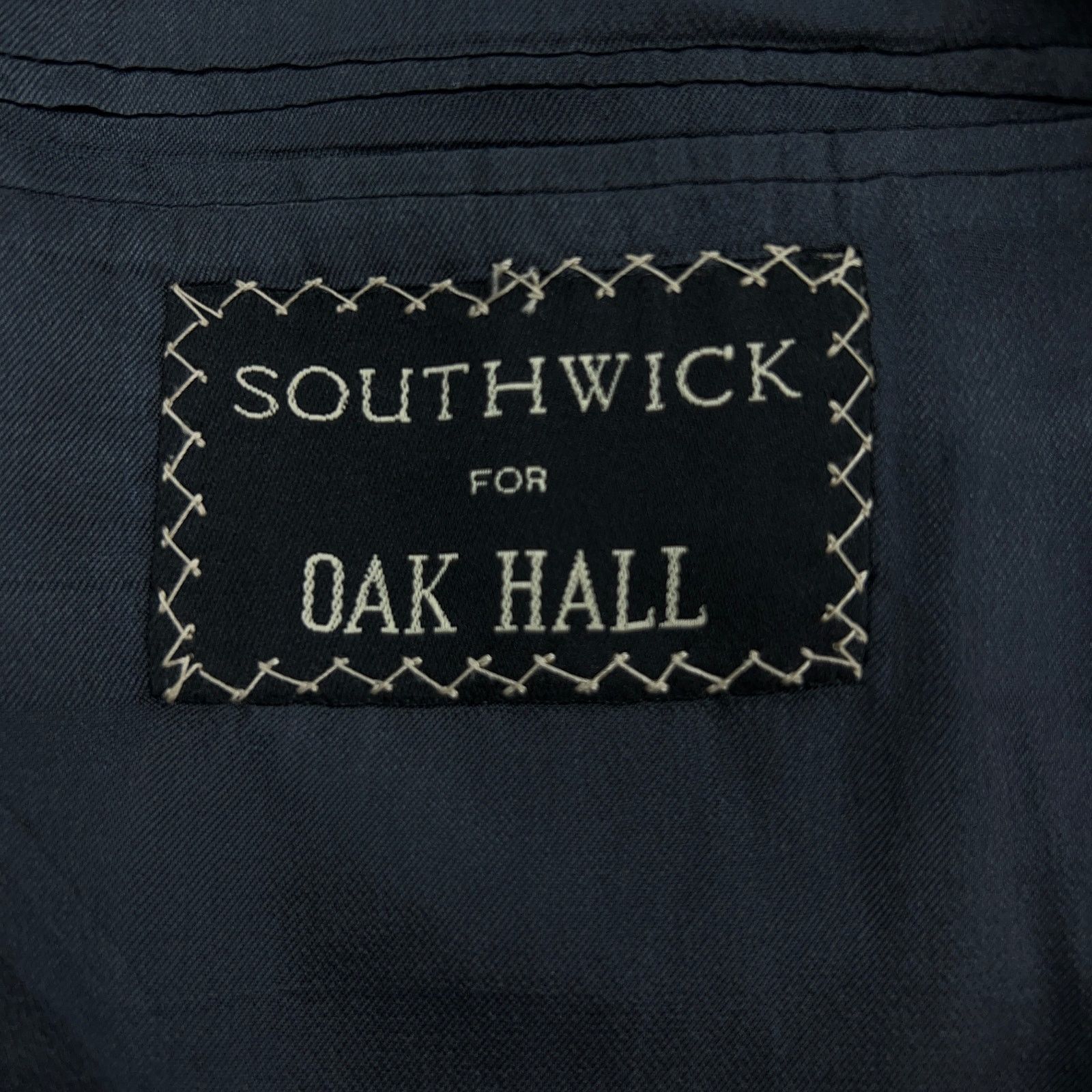 Southwick Southwick Mens Size 44XL Extra Long Suit 2 Piece Pinstripe Size 44L - 21 Thumbnail
