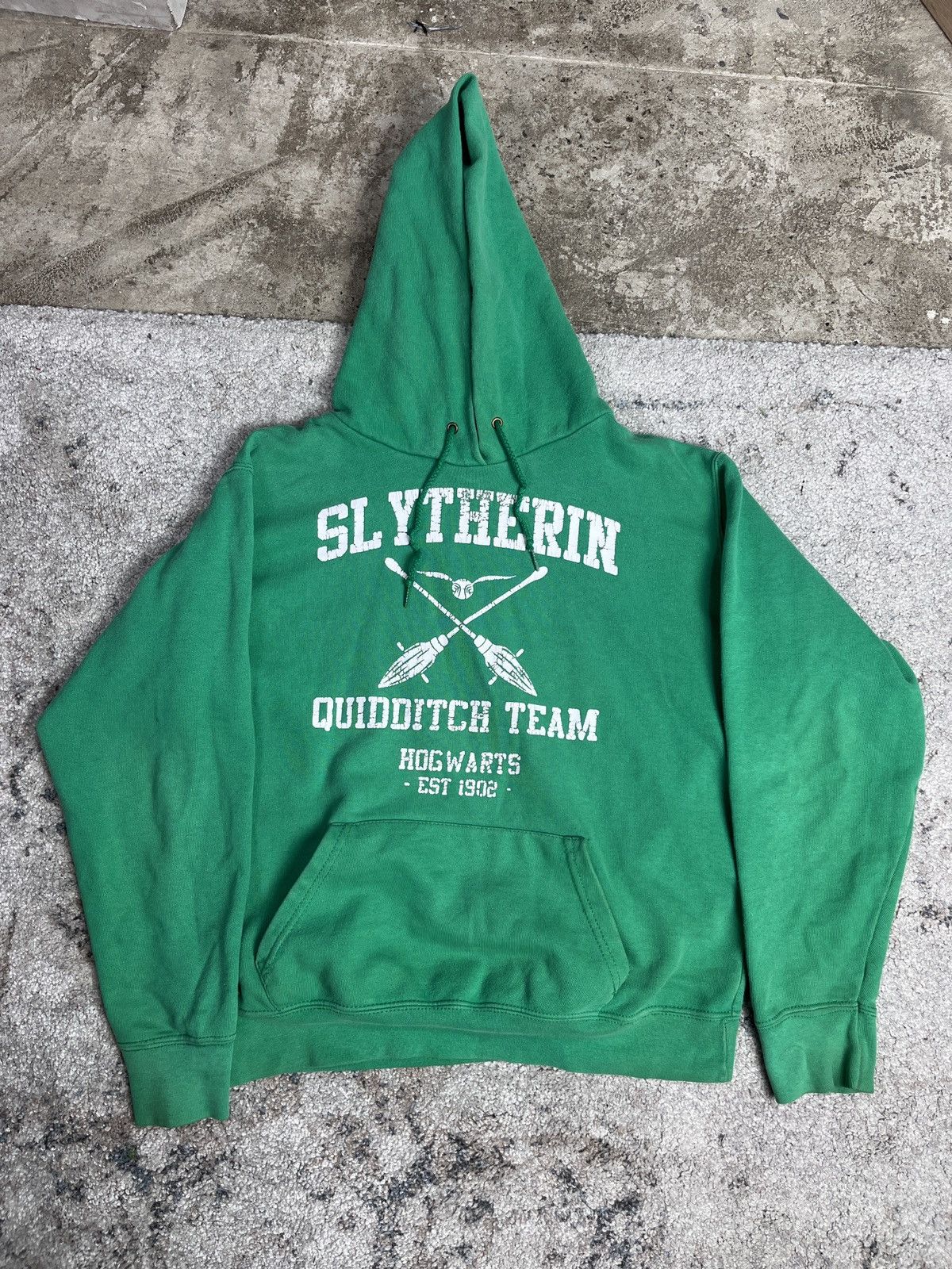 Vintage HARRY POTTER SLYTHERIN RARE COLLEGE Y2K HOODIE - № 1654 Size US M / EU 48-50 / 2 - 1 Thumbnail