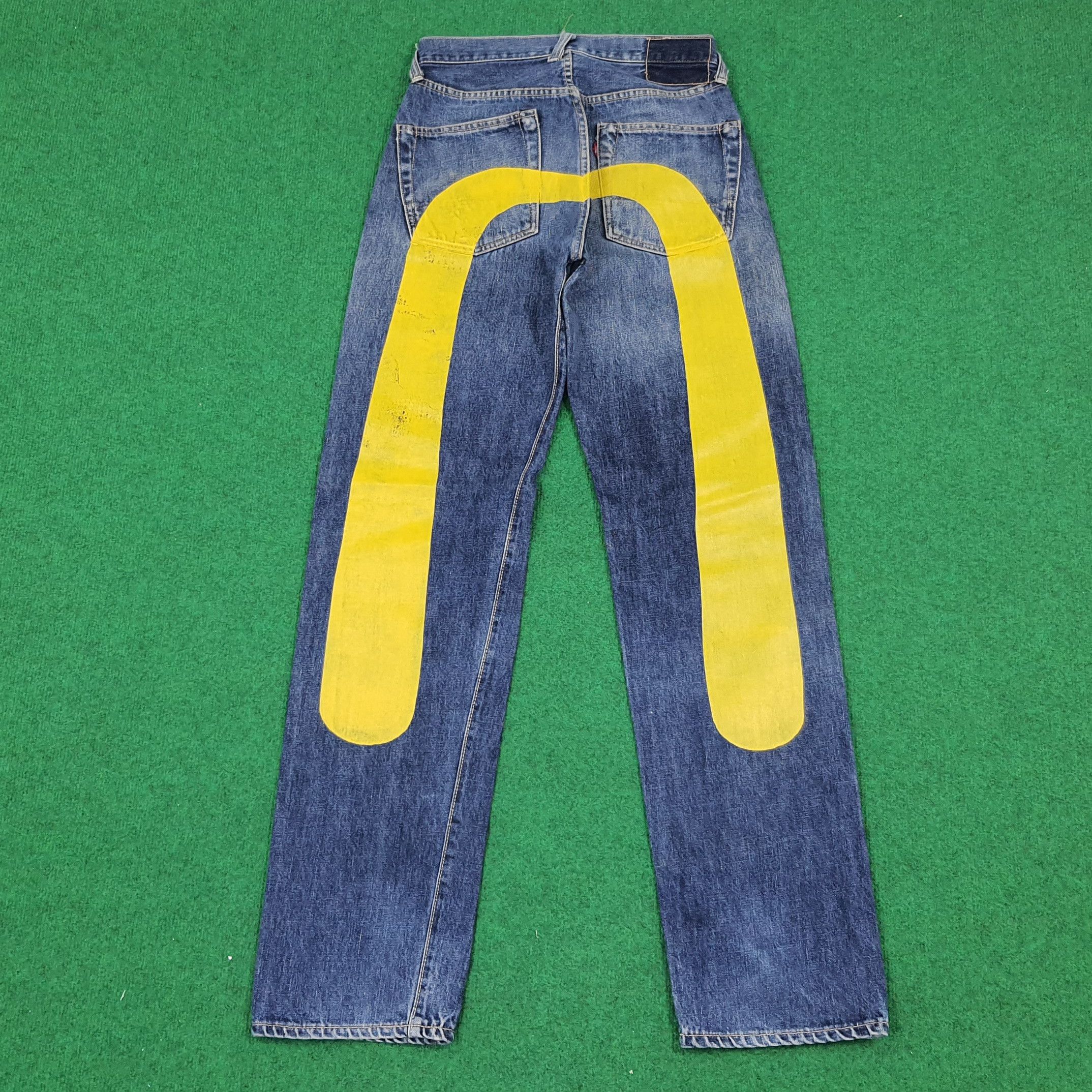 Japanese Brand Vintage Evisu Selvedge Japan Brand Custom Daicock Jeans Size US 26 / EU 42 - 1 Thumbnail