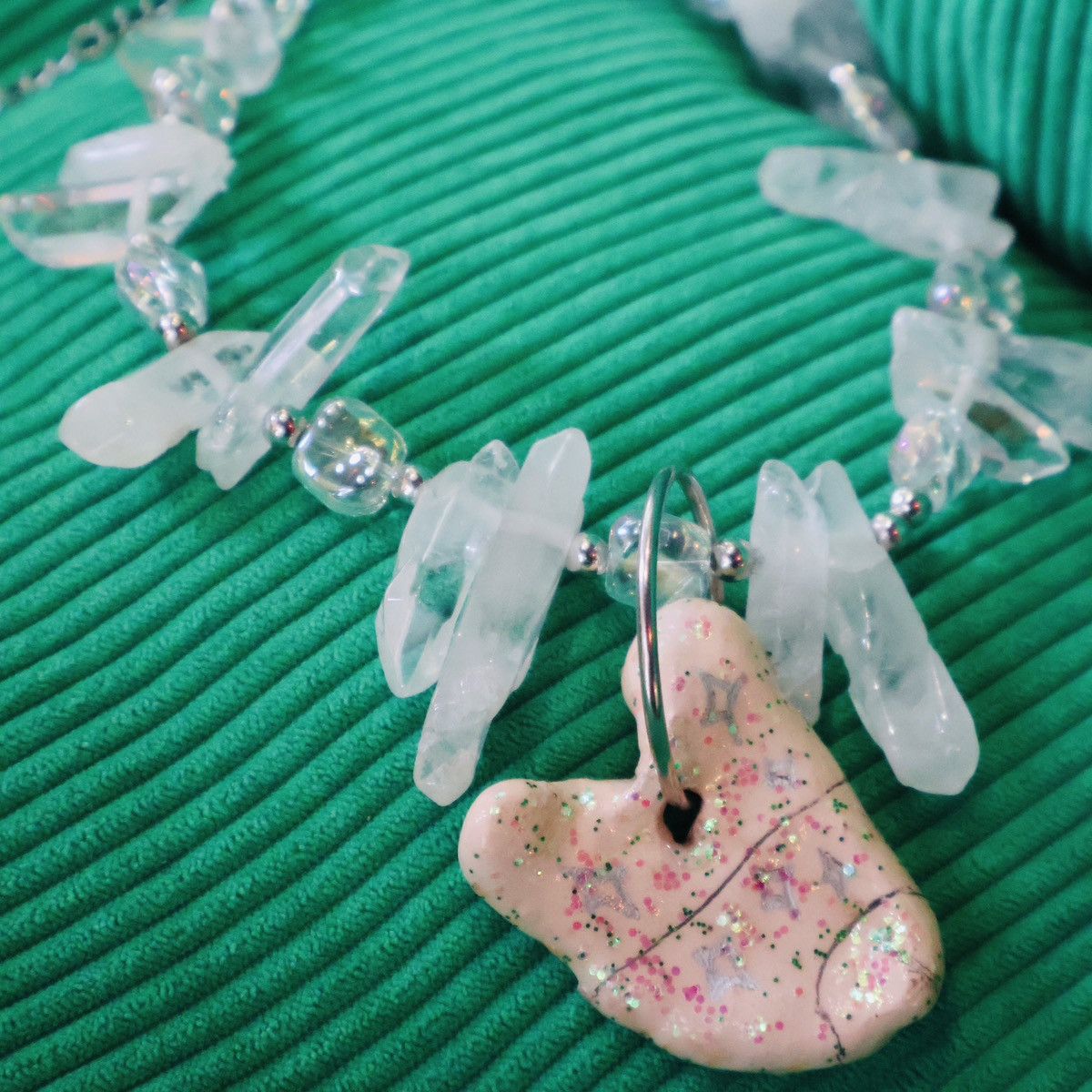 Designer JEE CROWN Hand-Painted Graffiti Choker Size ONE SIZE - 1 Thumbnail