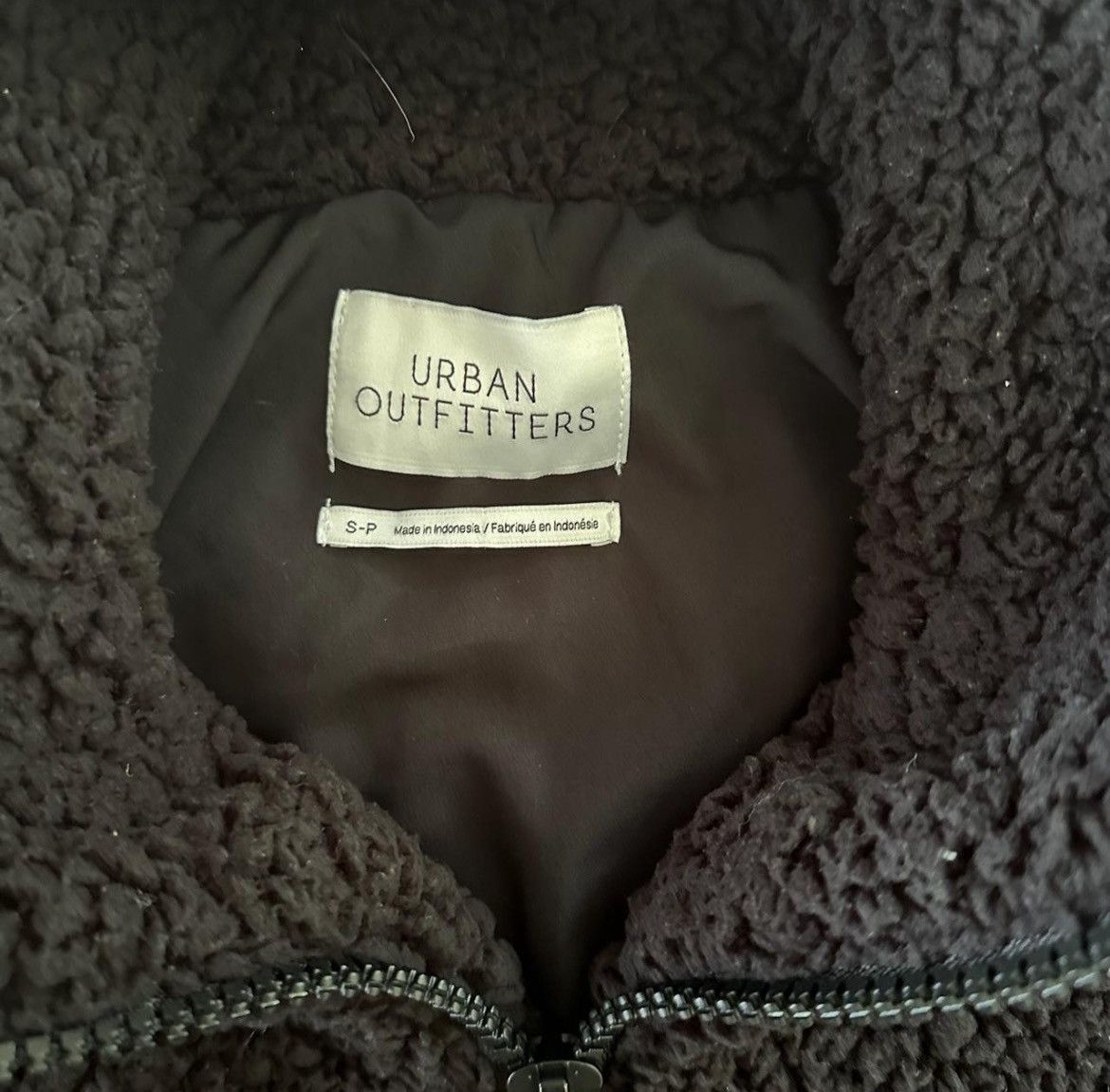 Urban Outfitters Urban Outfitters Black Sherpa Jacket Size S / US 4 / IT 40 - 2 Thumbnail