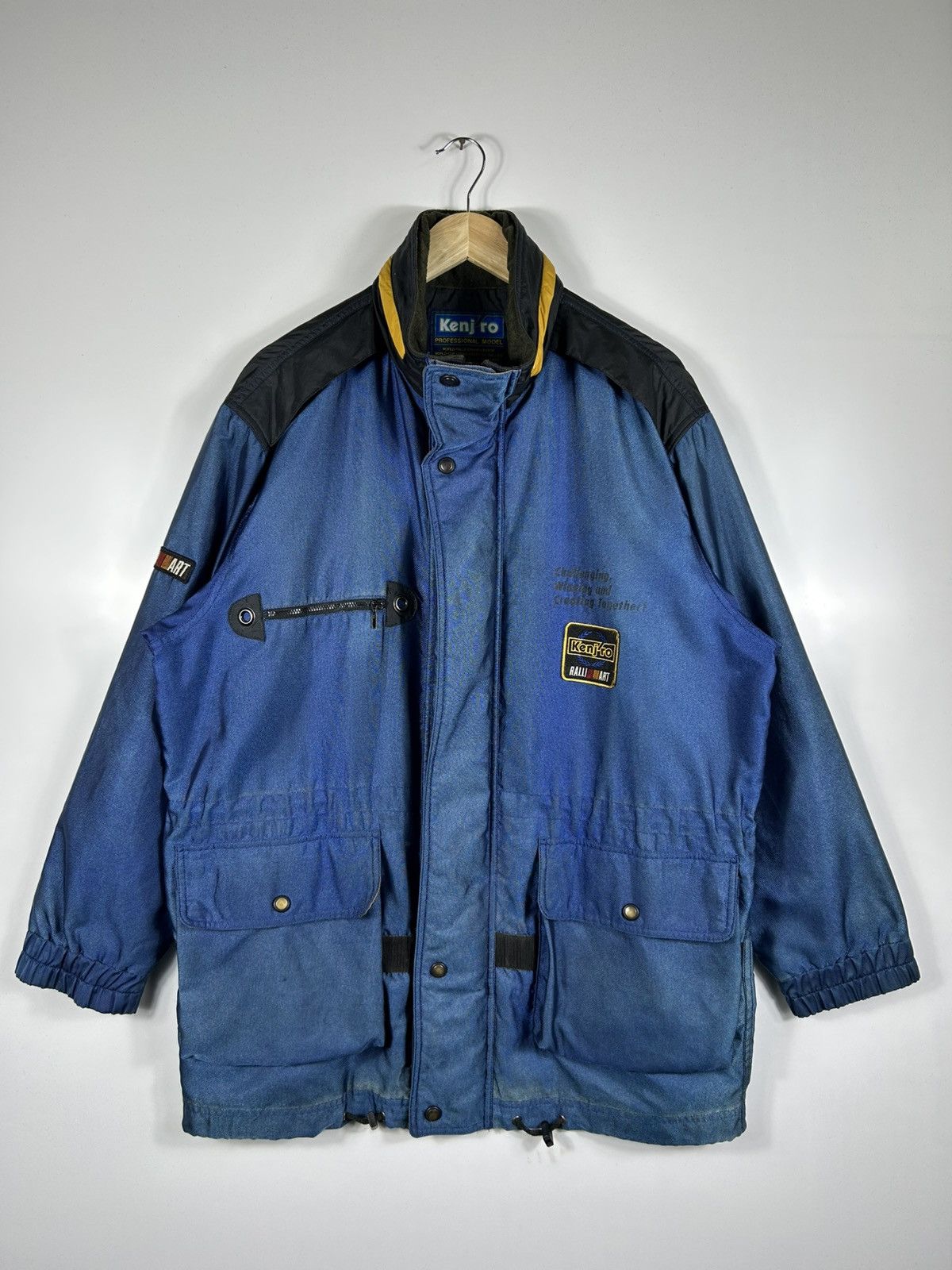 Vintage ⚡️Vintage Kenjro Rally Art Championship Distressed Parka Size US L / EU 52-54 / 3 - 1 Thumbnail