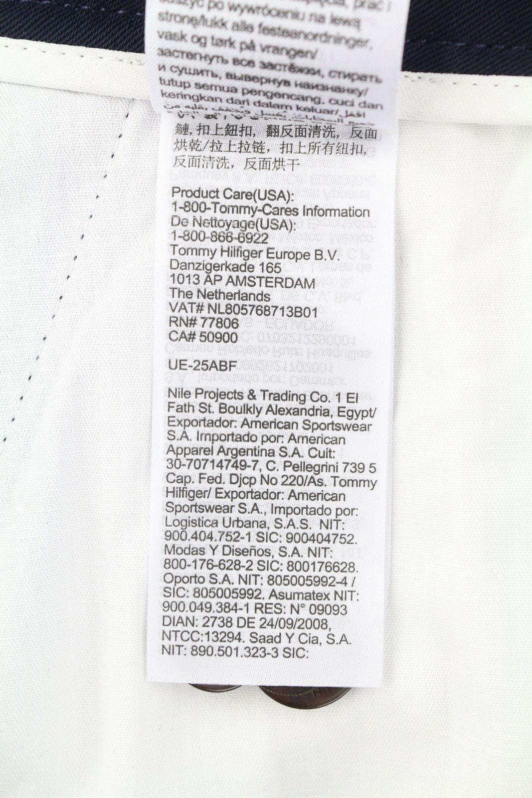 Tommy Hilfiger RELAXED STRAIGHT EU42 Dark Blue Pleated Trousers 87471 Size 32" / US 10 / IT 46 - 8 Thumbnail