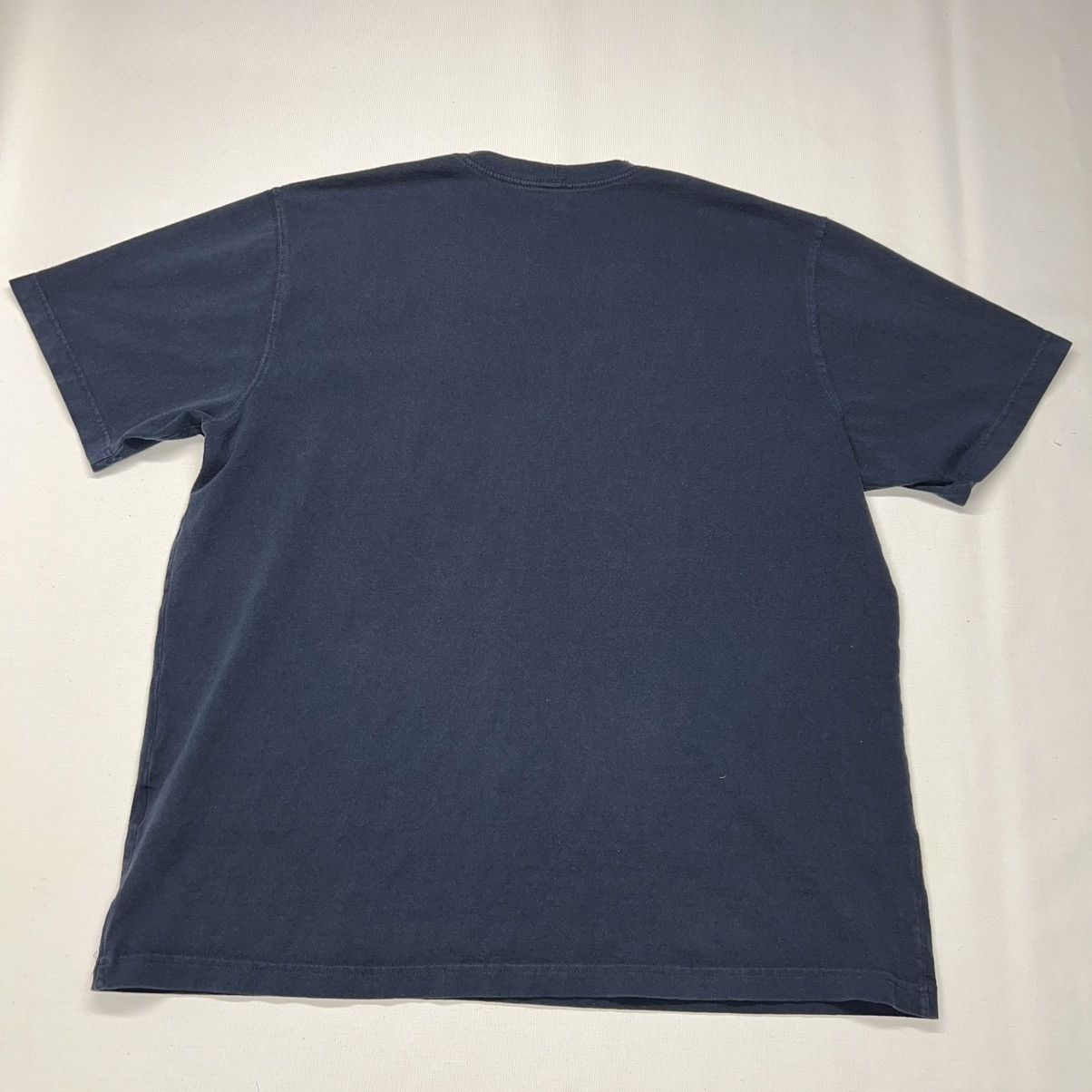 Carhartt Carhartt Tee Shirt Navy Blue Original Fit Chest Pocket Logo Size US XL / EU 56 / 4 - 9 Thumbnail