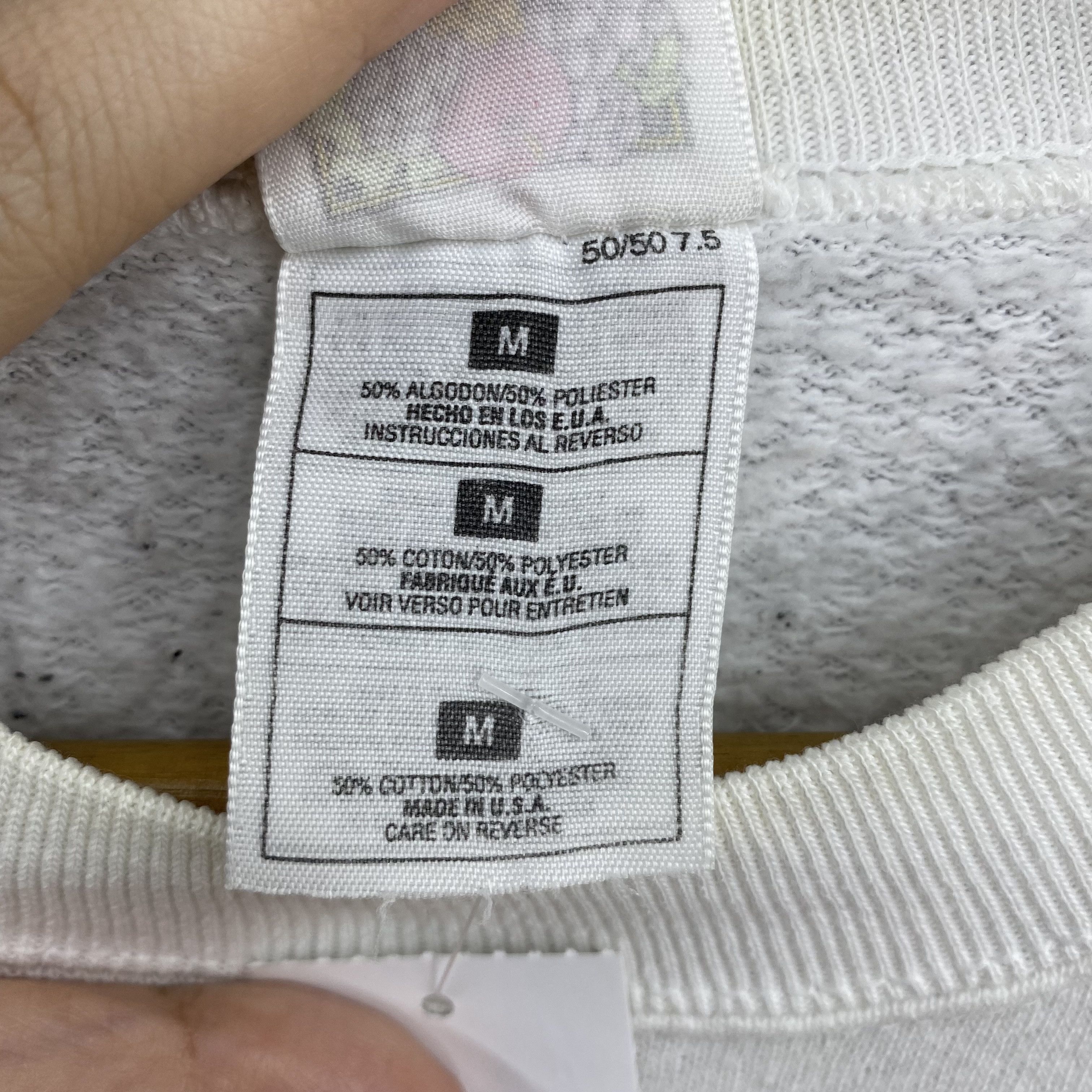 Vintage Vintage Y2K Fruit Of The Loom Sweatshirt Hollywood 85 USA Size US M / EU 48-50 / 2 - 8 Thumbnail