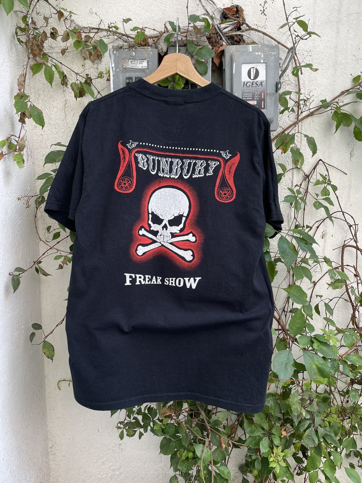 Band Tees 2005 Entique Bunbury Freak Show Embroidered Mexican Bootleg Size US M / EU 48-50 / 2 - 2 Thumbnail