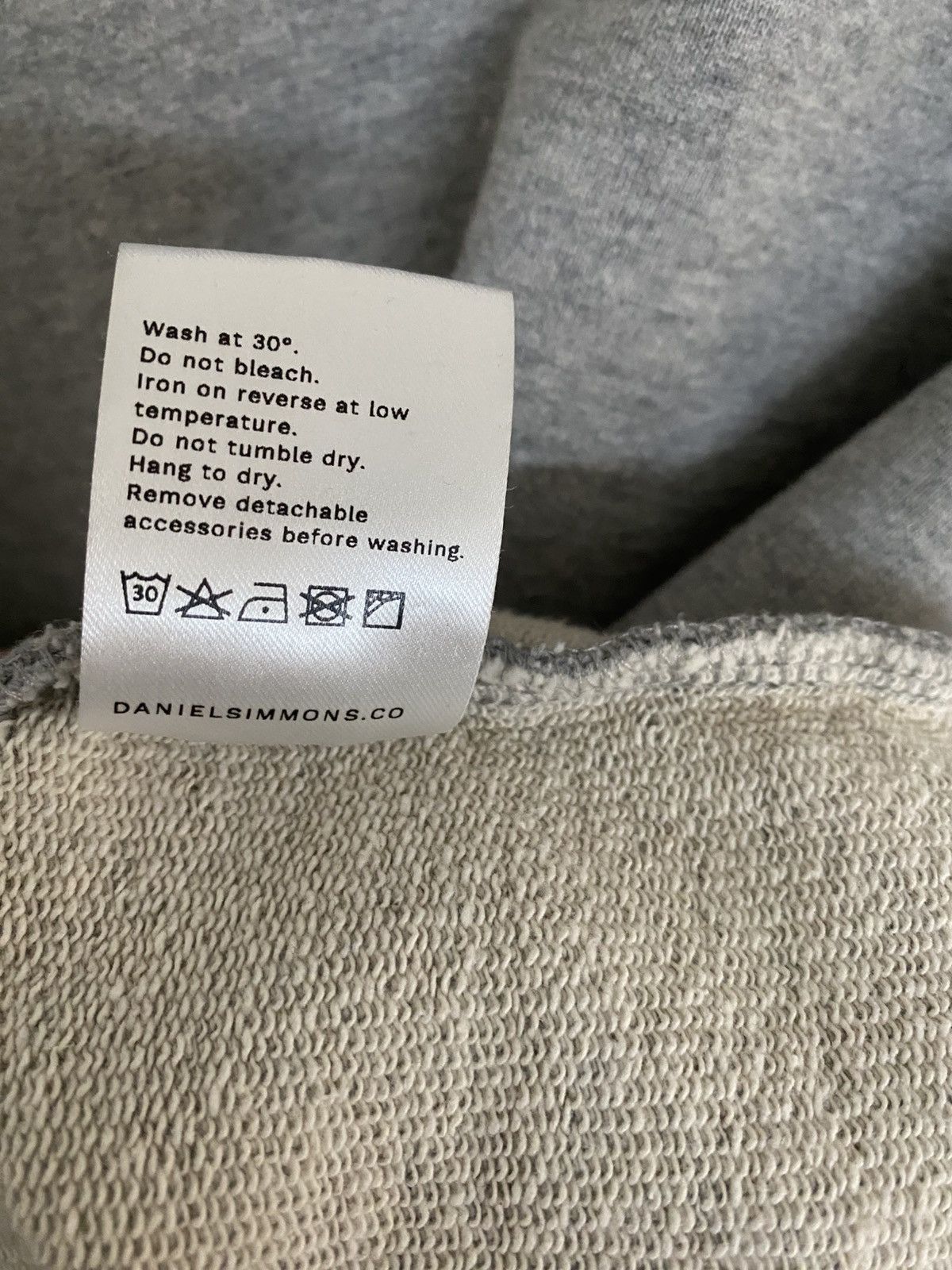 Daniel Simmons Daniel Simmons Essential Fleece Grey Gray Hoodie Size US M / EU 48-50 / 2 - 6 Thumbnail