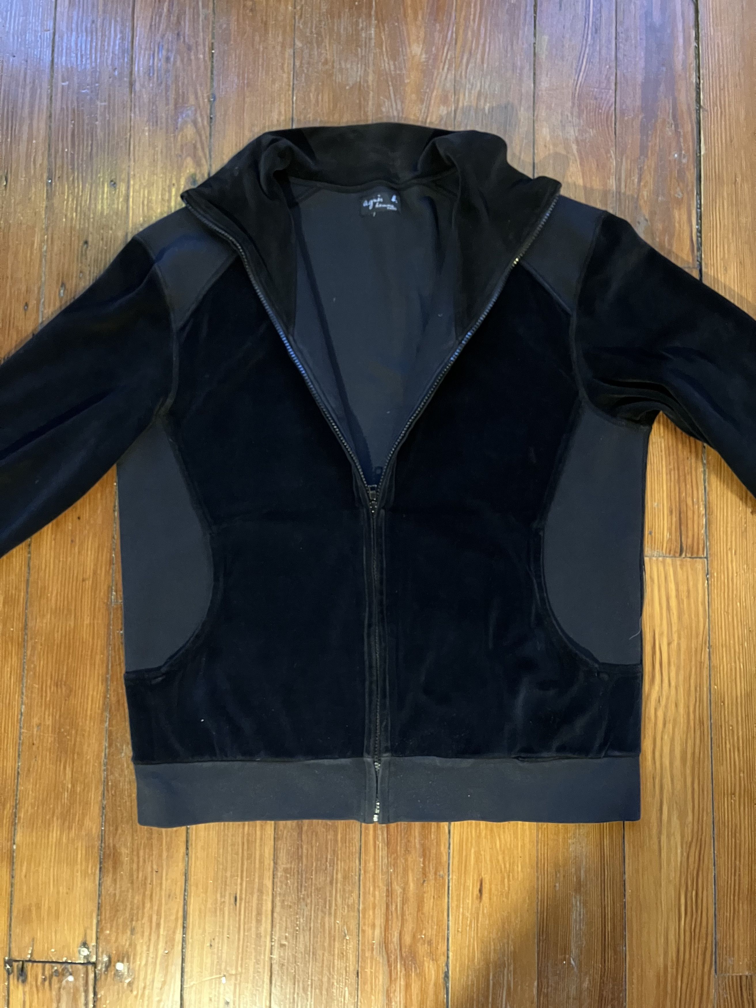 agnes b. Agnes B Velvet Track Jacket Size US L / EU 52-54 / 3 - 2 Thumbnail