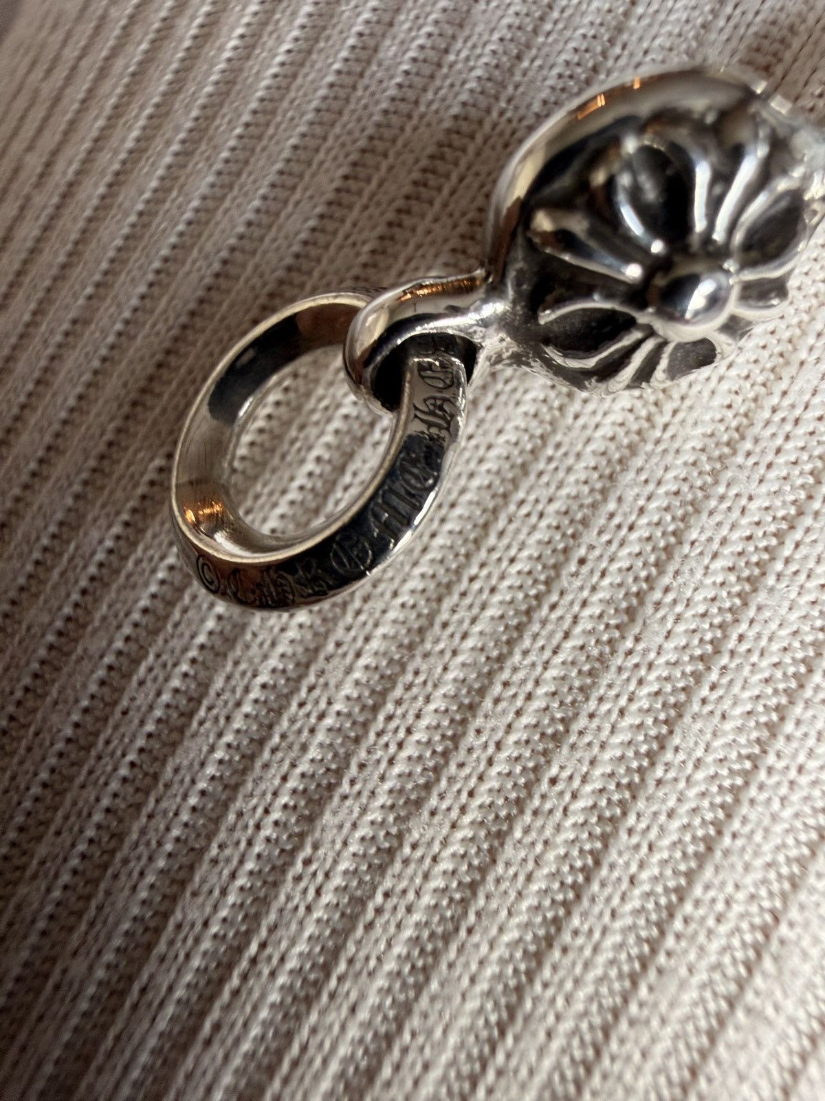 Chrome Hearts Chrome Hearts 1 Ball Tiny CH Cross Pendant + Ball Chain Size ONE SIZE - 10 Thumbnail