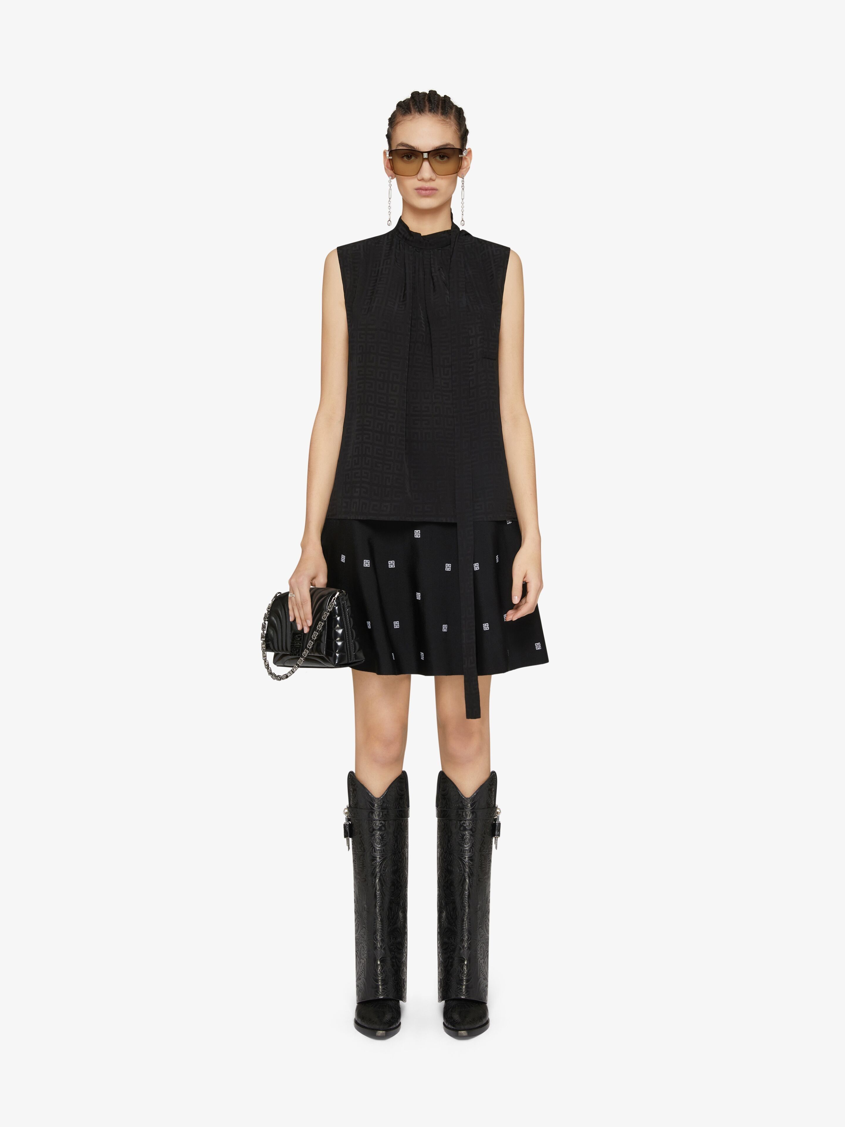 Givenchy o1w1db10325 Sleeveless Lavaliere Top in Black Size XS / US 0-2 / IT 36-38 - 2 Thumbnail