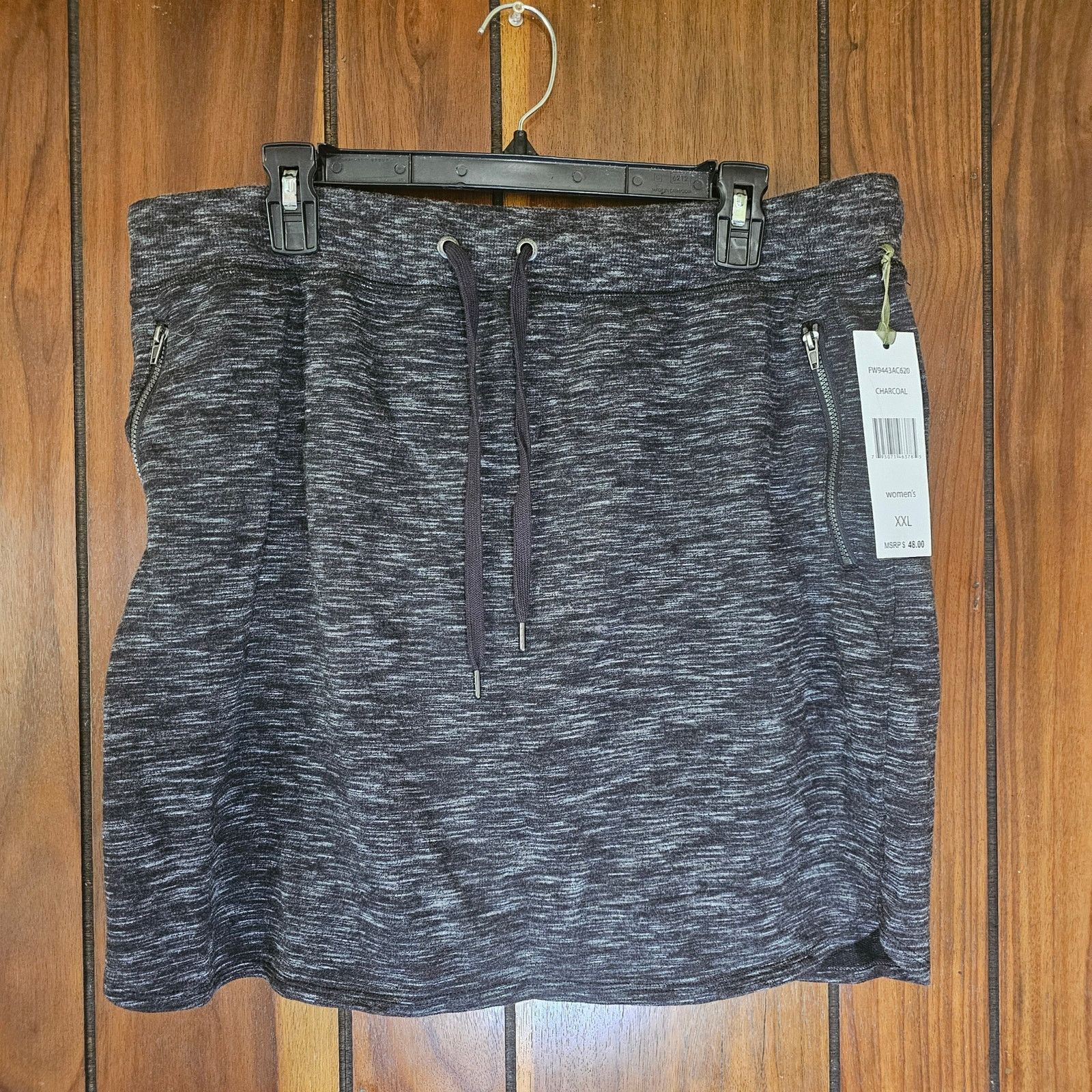 Other New Women's Charcoal Heathered Shorts XXL with Tags Size 40" / US 18 - 1 Thumbnail