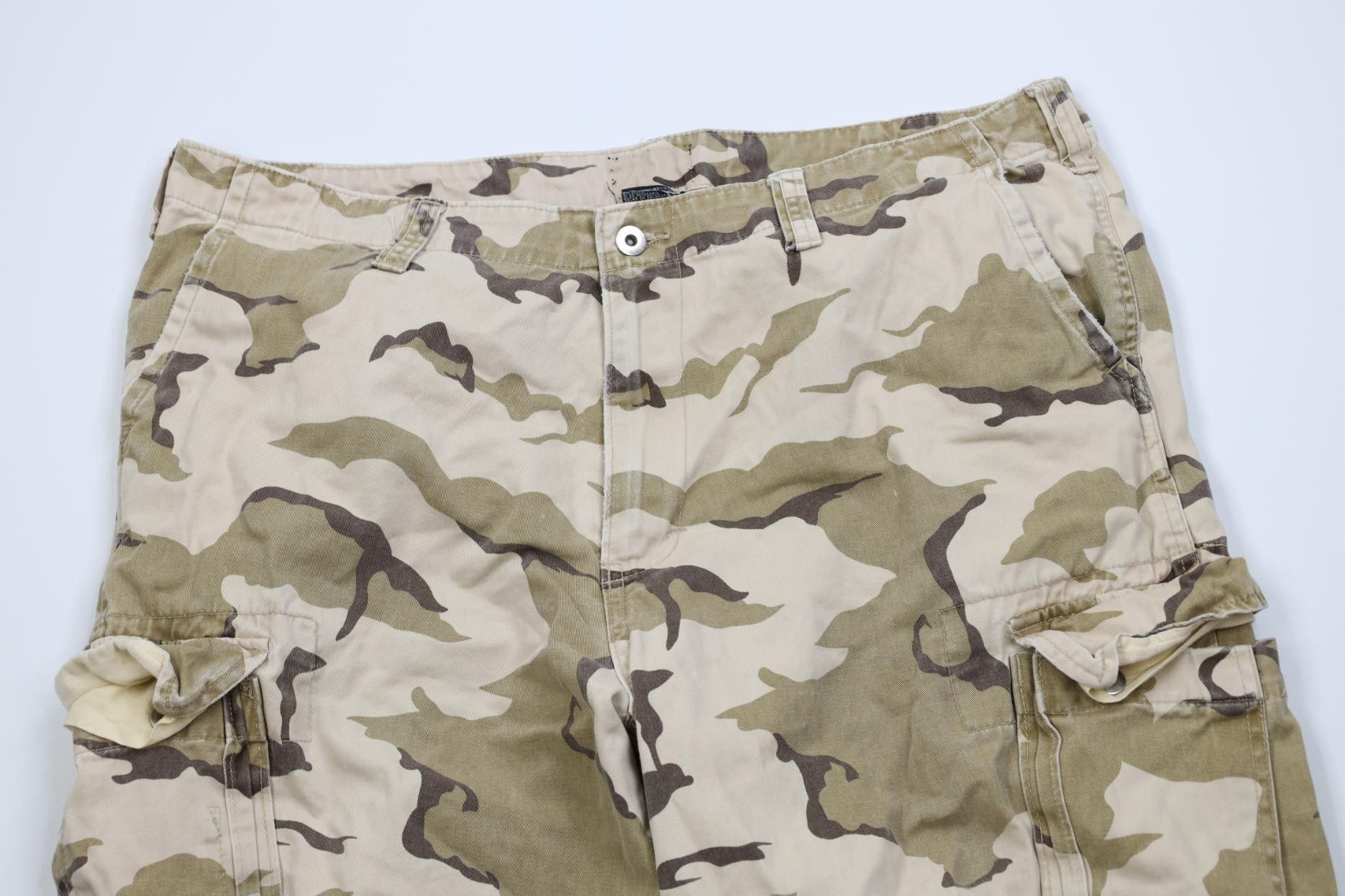 Vintage Vintage 90s Y2K Streetwear Camouflage Wide Leg Cargo Pants Size US 38 / EU 54 - 2 Thumbnail