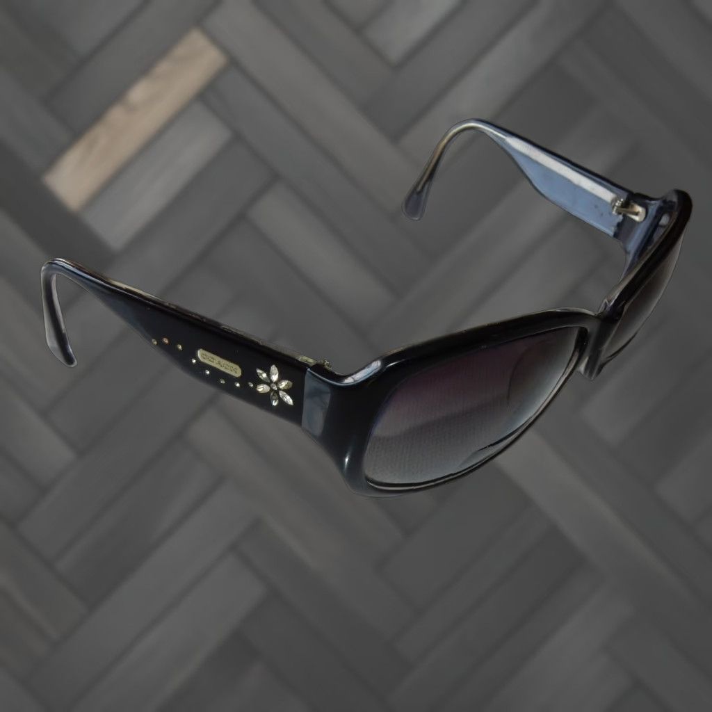 Coach VINTAGE Coach Sunglasses Frames Only Women Black Prescription Small Scratches Size ONE SIZE - 1 Thumbnail