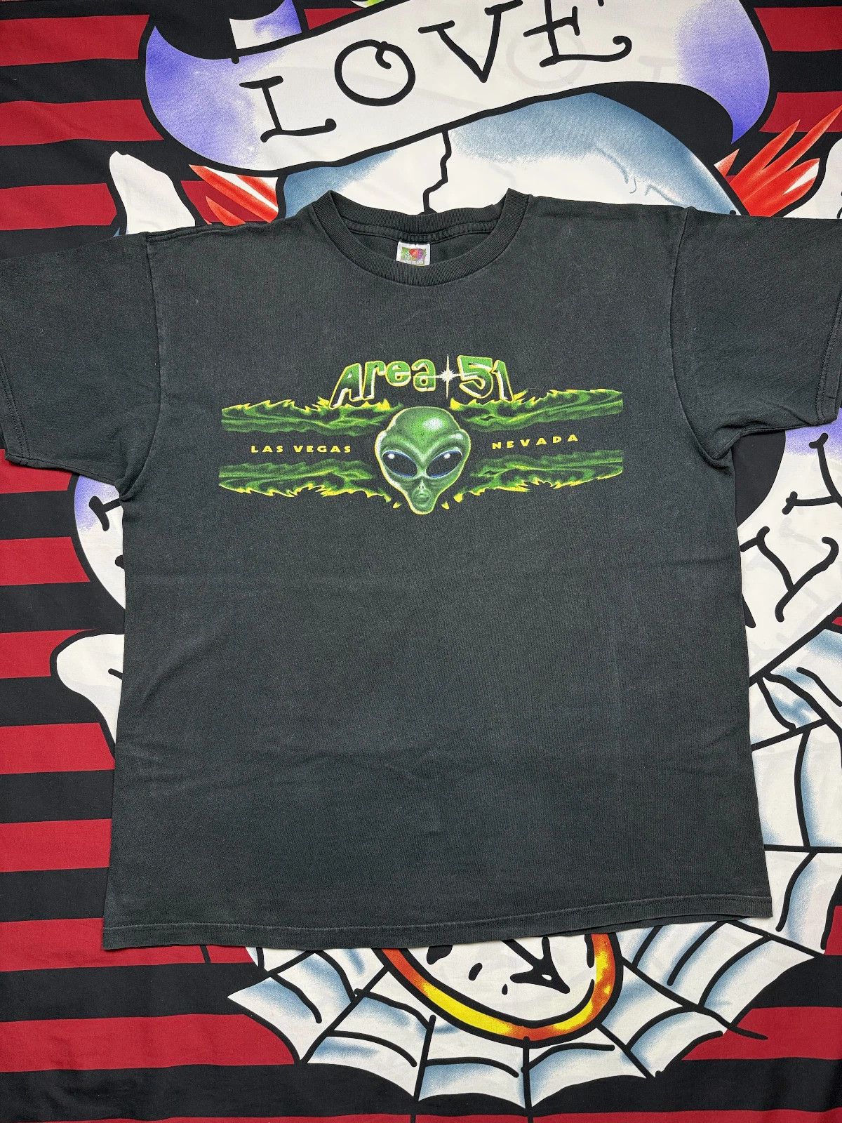 Band Tees Area 51 Las Vegas Nevada USA 90s tshirt like Alien Workshop Size US XL / EU 56 / 4 - 1 Thumbnail