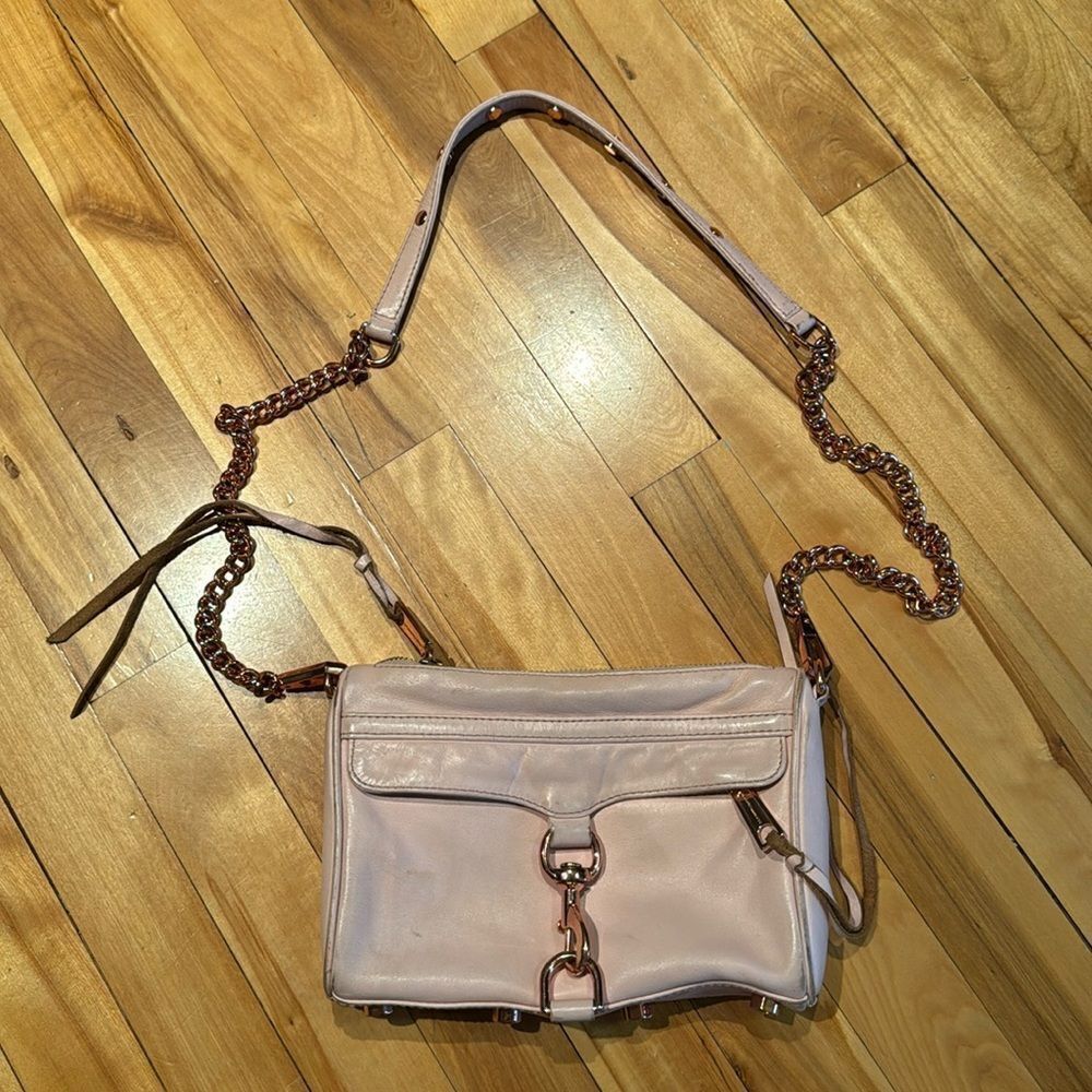Rebecca Minkoff Rebecca Minkoff light peachy pink rose gold hardware crossb Size ONE SIZE - 1 Thumbnail