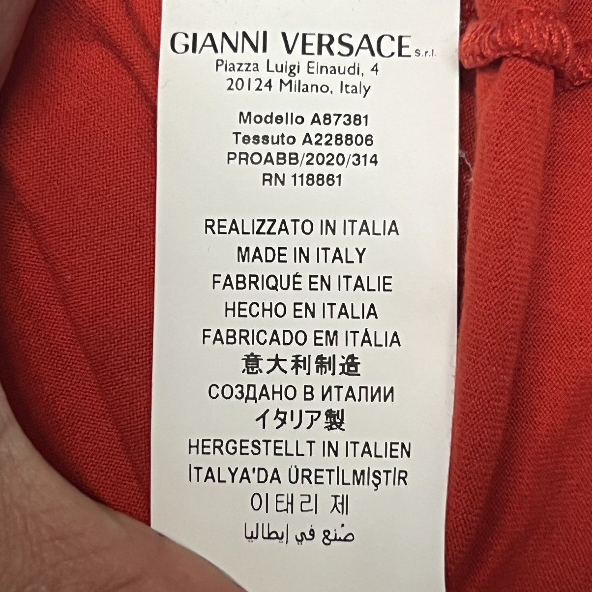 Versace Versace Milano Medusa Tee Size US XL / EU 56 / 4 - 6 Thumbnail