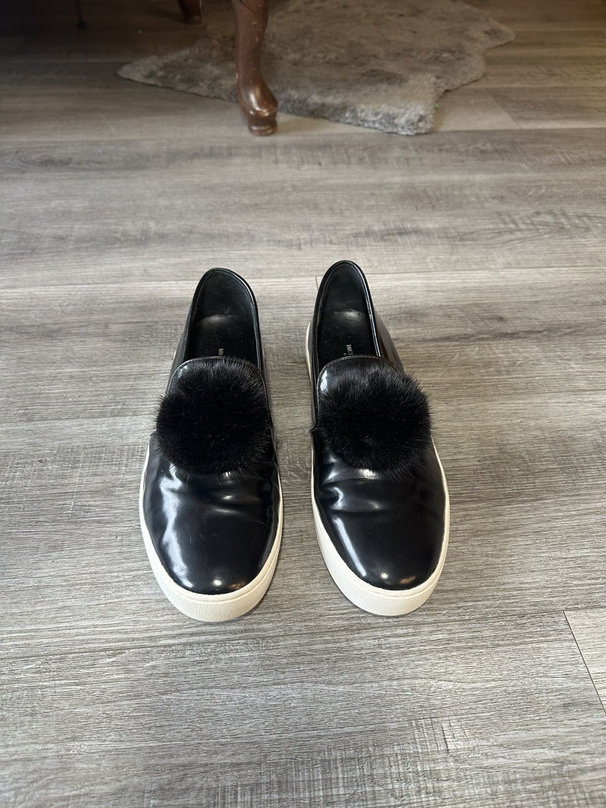 Michael Kors Michael Kors Collection Eddy Patent Leather Pom Pom Size US 7.5 / IT 37.5 - 8 Thumbnail