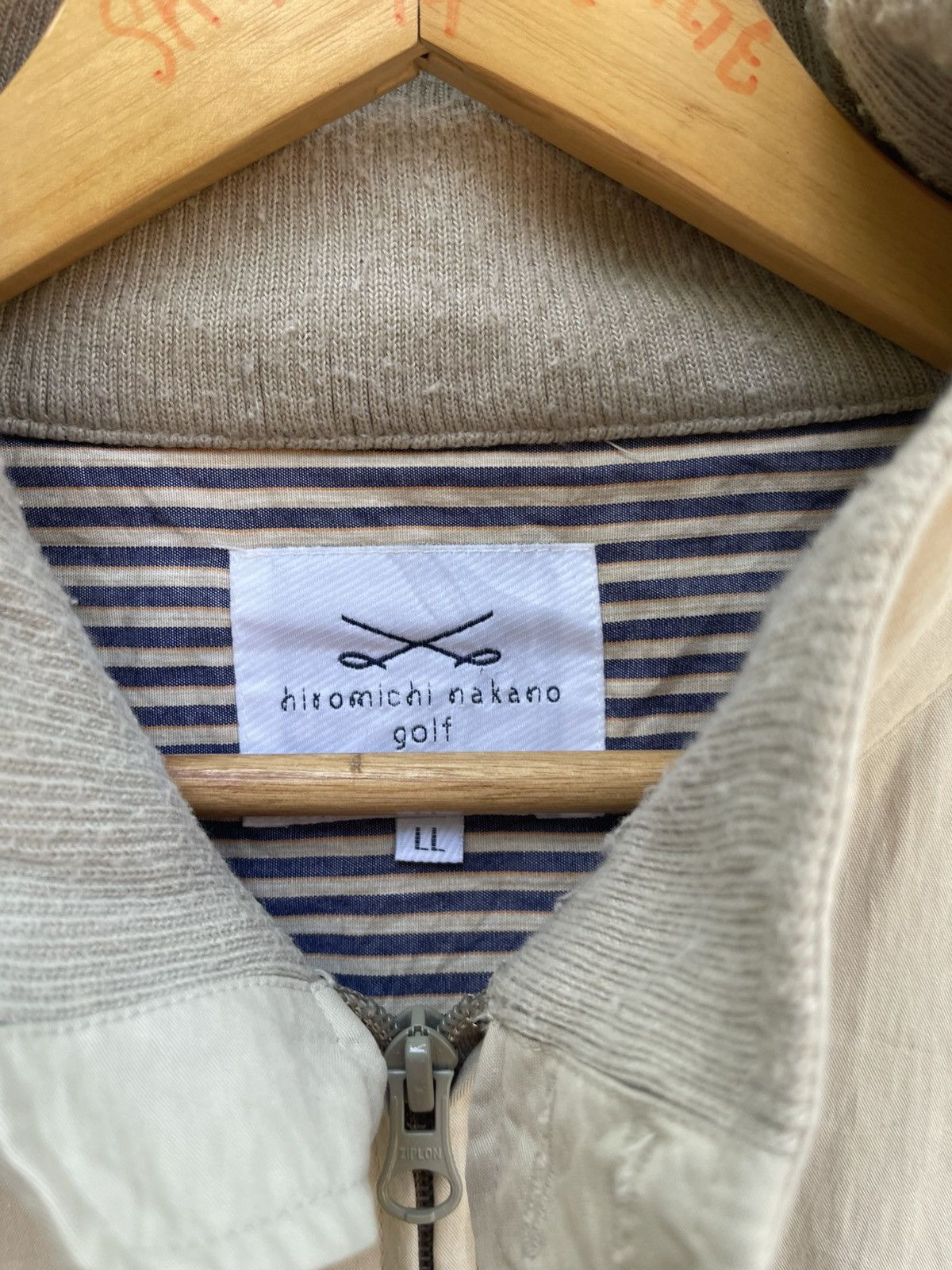 Vintage Hiromichi Nakano Vintage Jacket – Ribbed Hem Japan Designer Size US L / EU 52-54 / 3 - 3 Thumbnail
