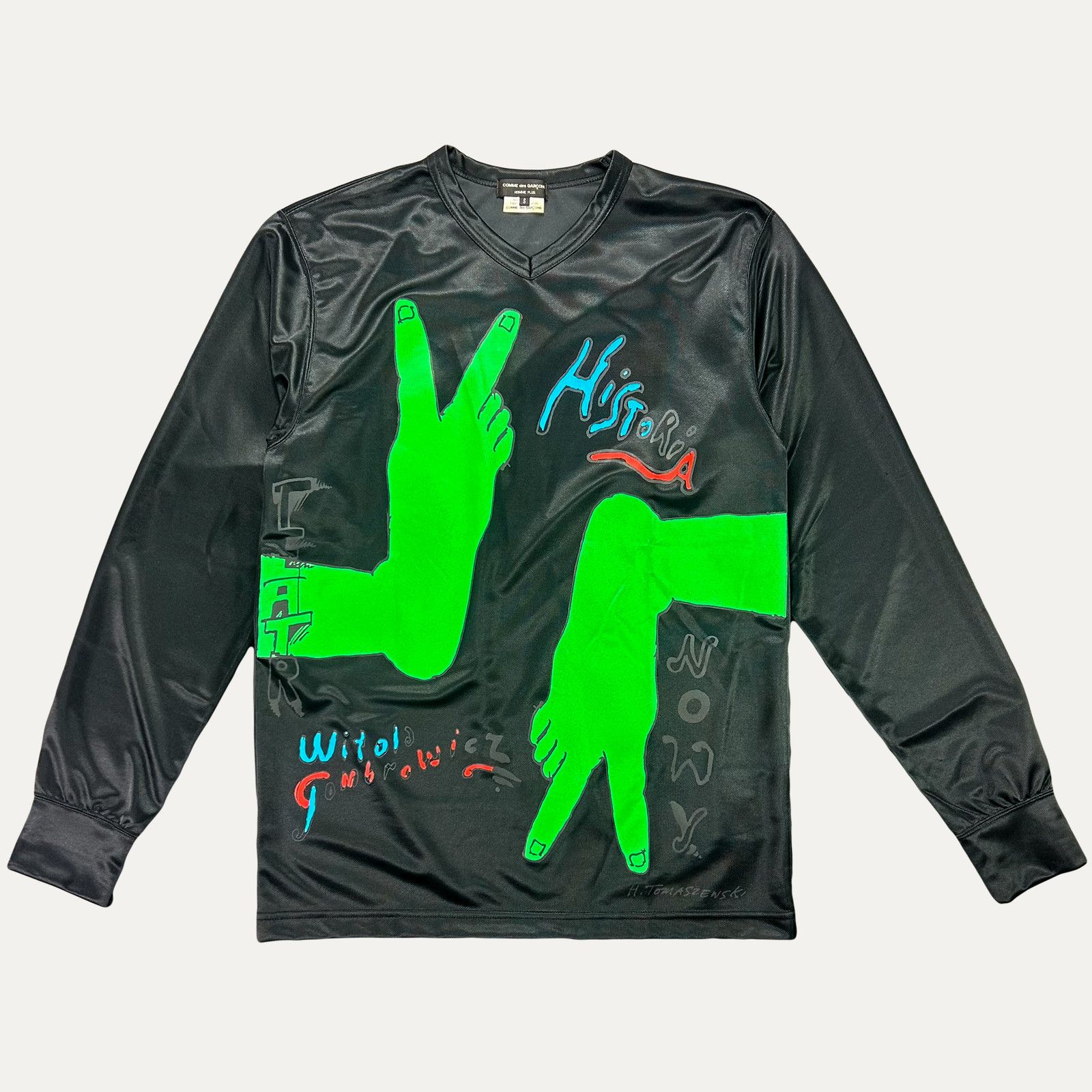 Comme des Garcons Comme Des Garcons X Henrique Tomazewski Historia Longsleeve Size US S / EU 44-46 / 1 - 1 Thumbnail