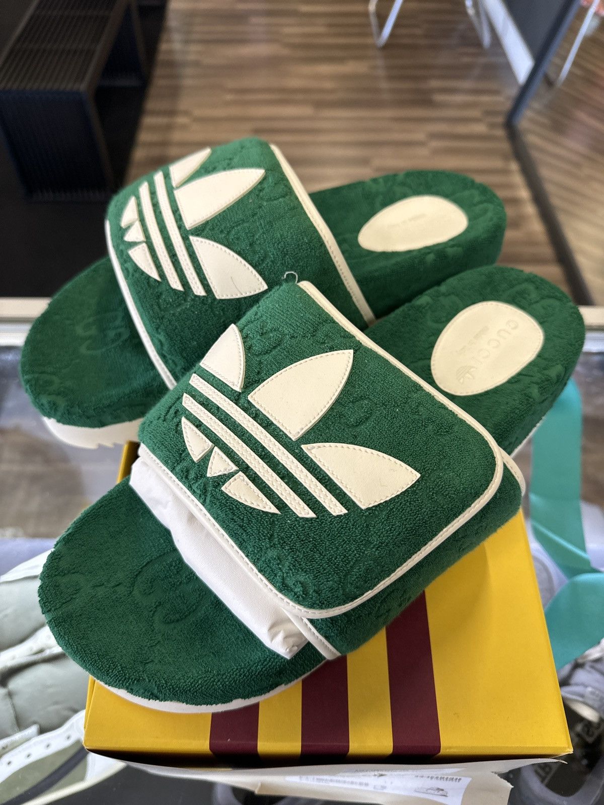 Gucci ADIDAS GUCCI SLIDED Size US 11 / EU 44 - 1 Thumbnail