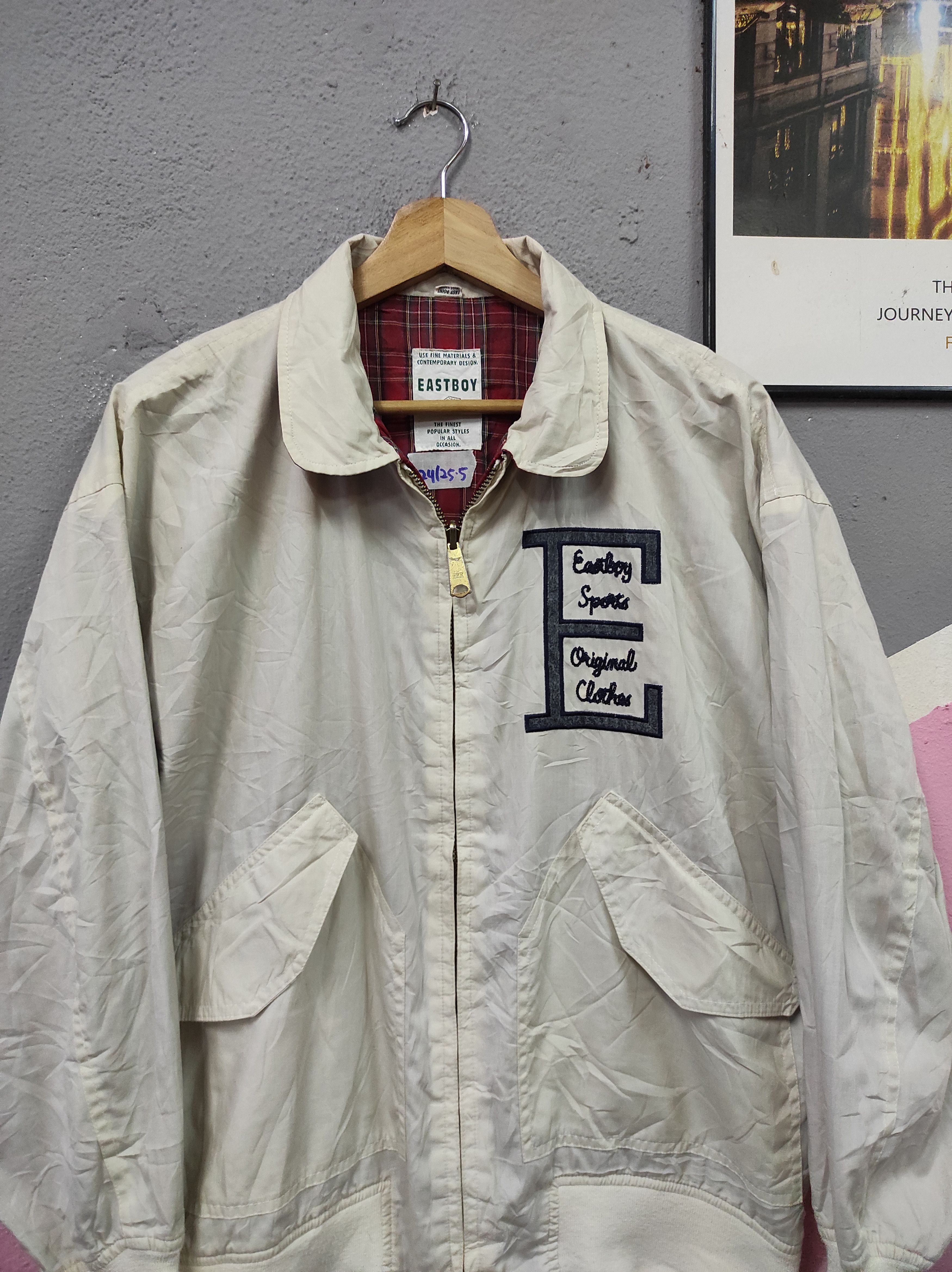 Japanese Brand × Vintage EASTBOY SPORTS EMBROIDERY LIGHT REVESIBLE JACKET Size US M / EU 48-50 / 2 - 3 Thumbnail