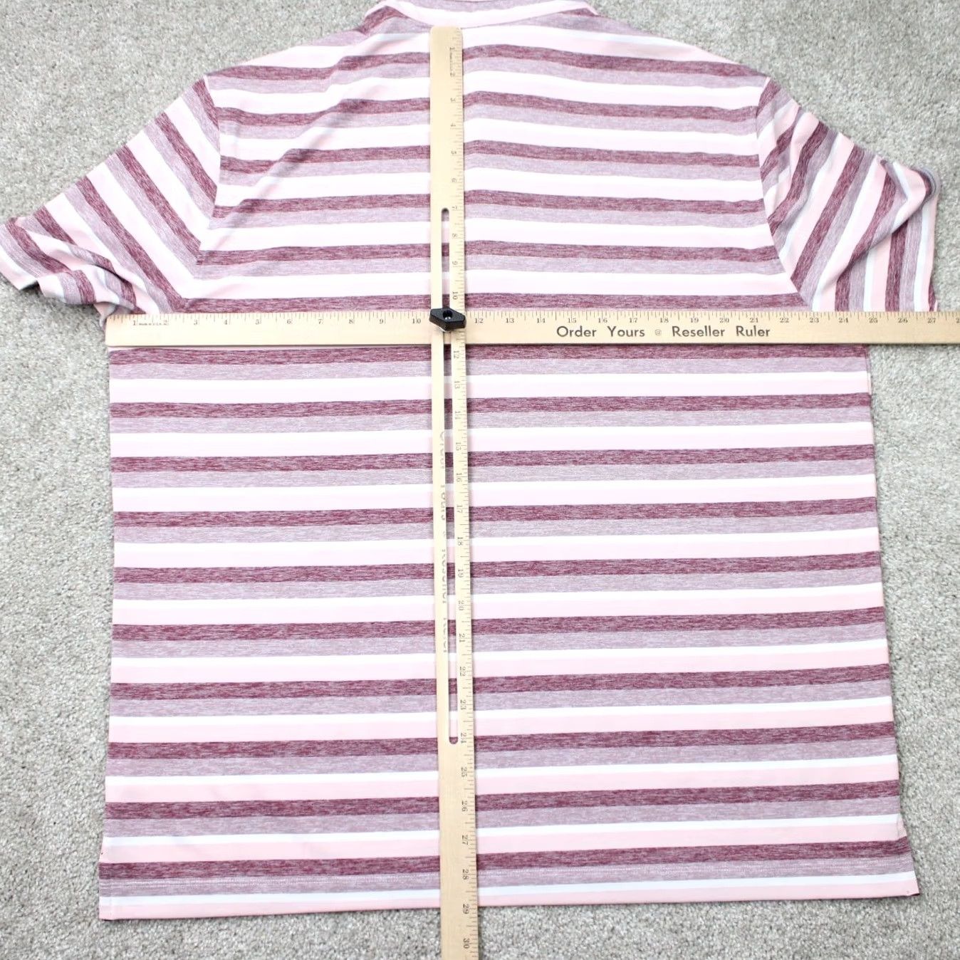 Jos. A. Bank Jos. A. Bank Polo Shirt Mens XL Pink Striped Traveler Tailored Fit Short Sleeve Size US XL / EU 56 / 4 - 7 Thumbnail