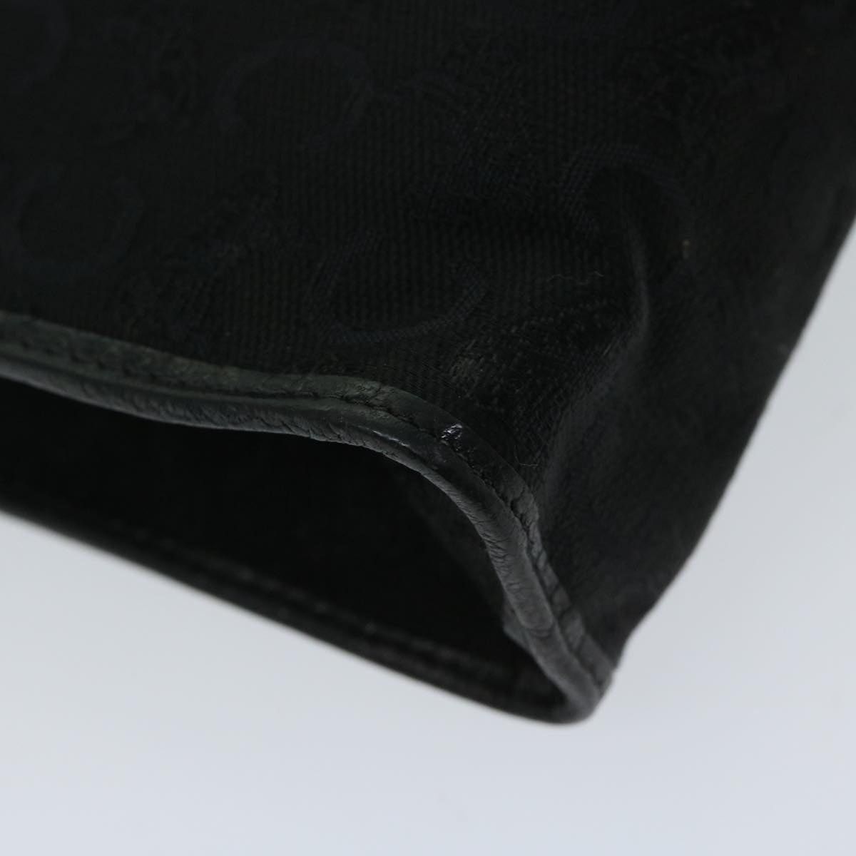 Celine CELINE C Macadam Canvas Clutch Bag Black Size ONE SIZE - 11 Thumbnail