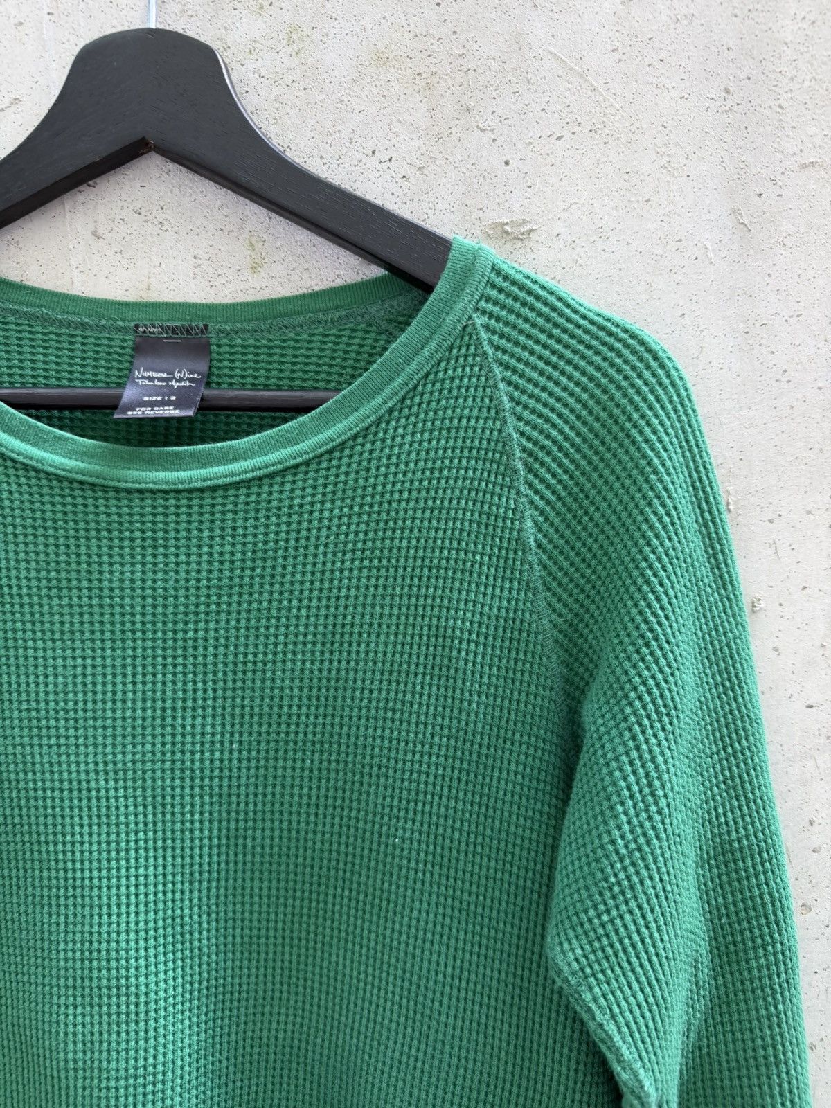 Number (N)ine Number Nine AW03 “Touch Me I’m Sick” Waffle Knit Thermal Size US S / EU 44-46 / 1 - 4 Thumbnail
