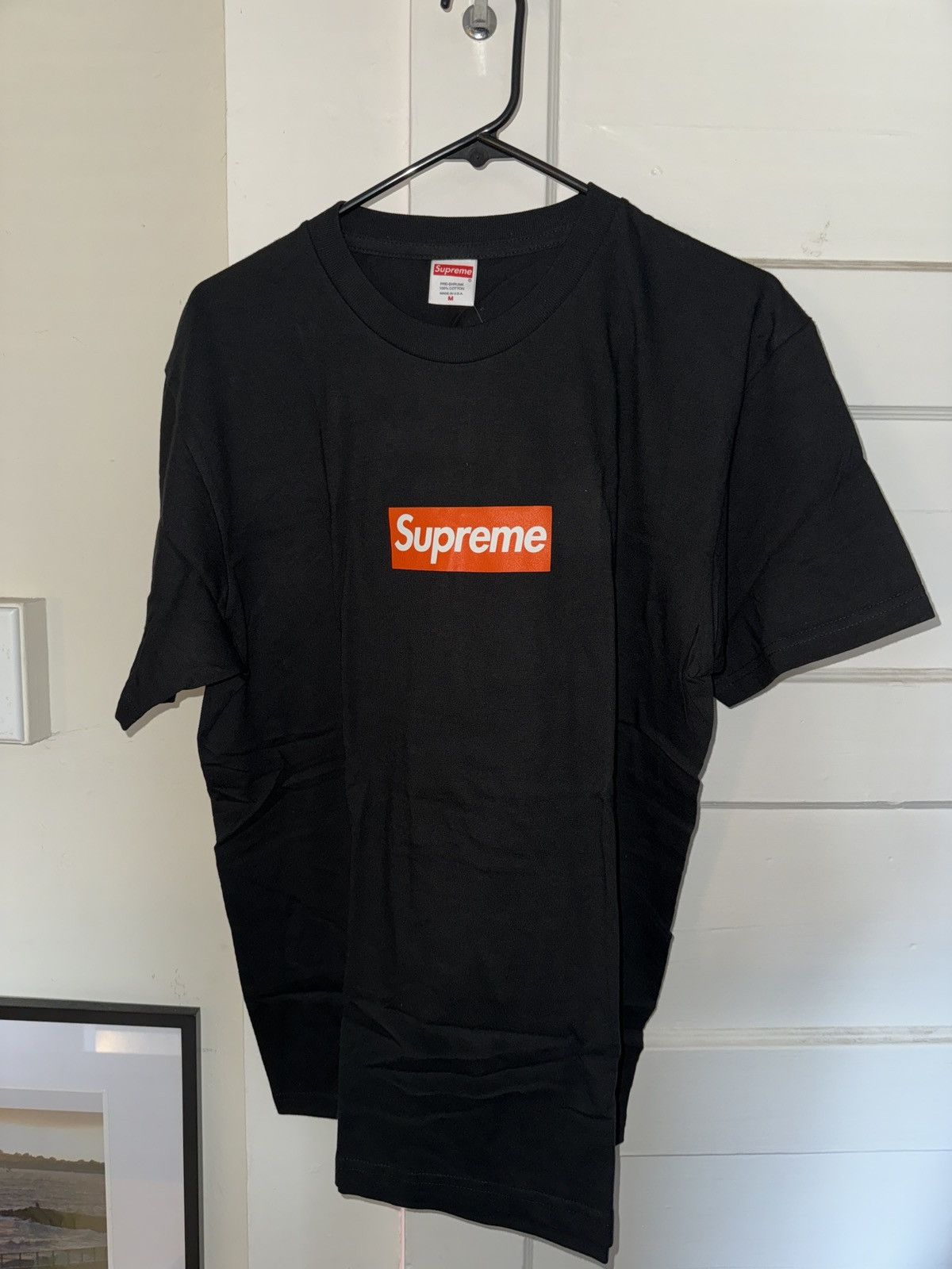 image of Supreme Sf Box Logo in Black, Men's (Size Medium)