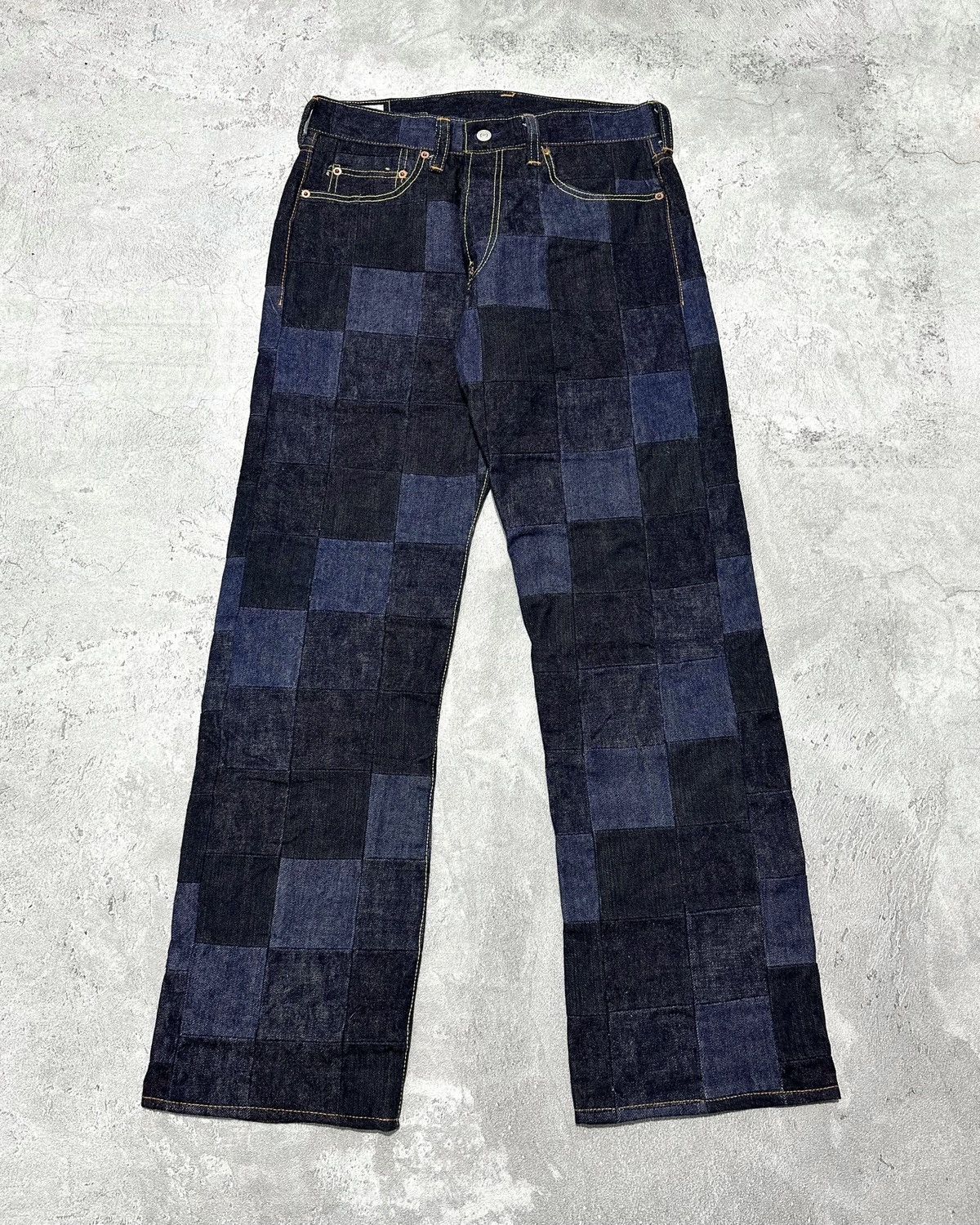 Japanese Brand × Studio D'Artisan Rare🔥 Studio D'Artisan D1687 Patchwork Jeans Size US 32 / EU 48 - 3 Thumbnail