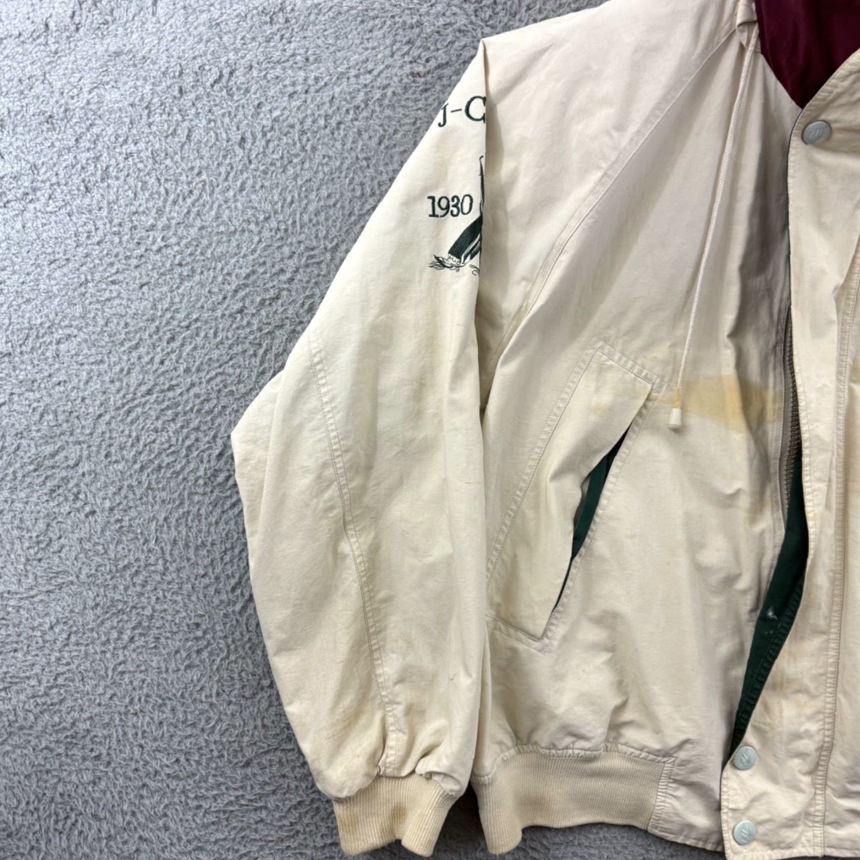 Nautica VINTAGE Nautica Jacket Mens XL 90s Challenge J-Class Sailing Hooded Zip Outdoor Windbreaker Size US XL / EU 56 / 4 - 5 Thumbnail