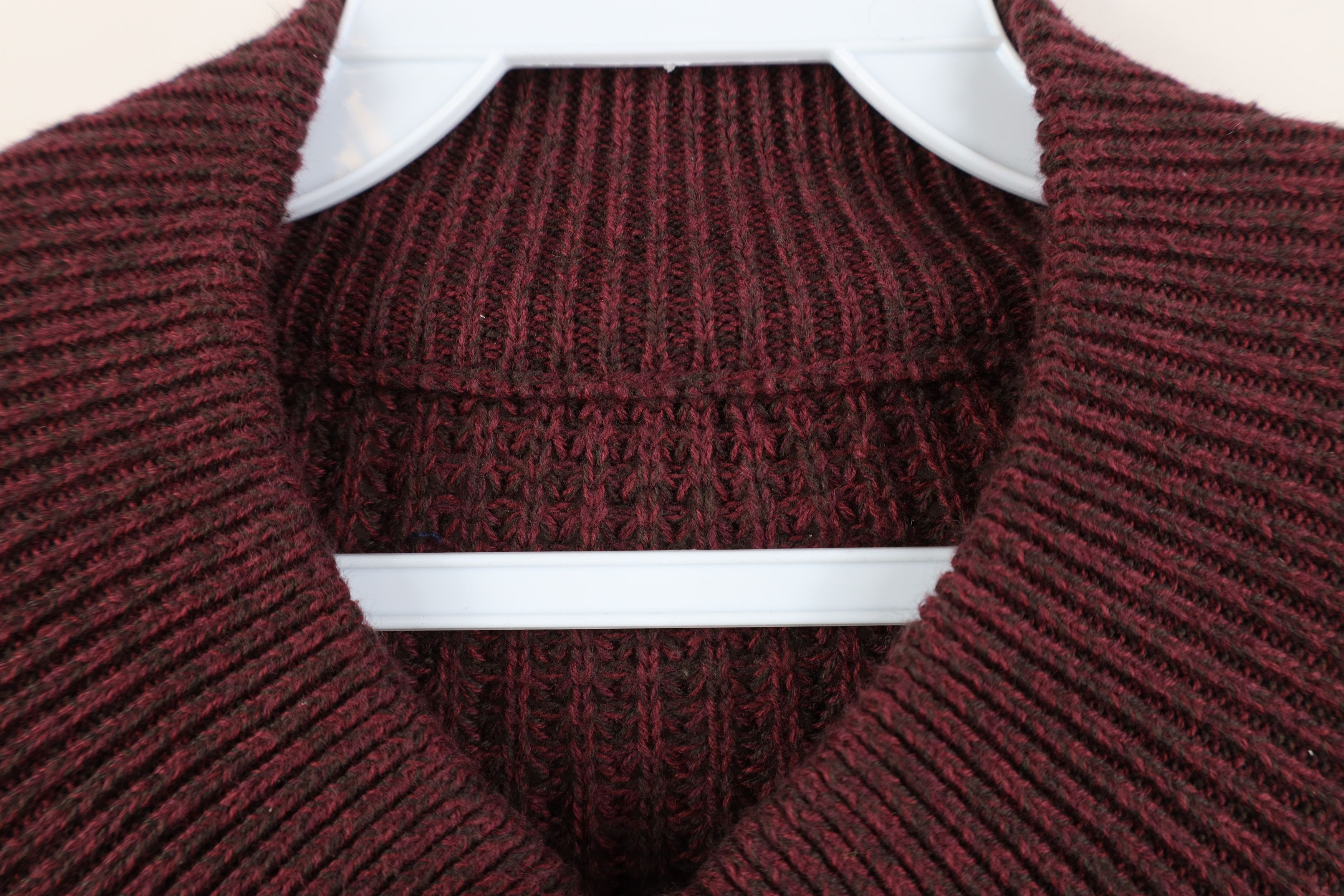 Vintage Vintage 90s Streetwear Thermal Ribbed Knit Henley Sweater Size US XL / EU 56 / 4 - 5 Thumbnail