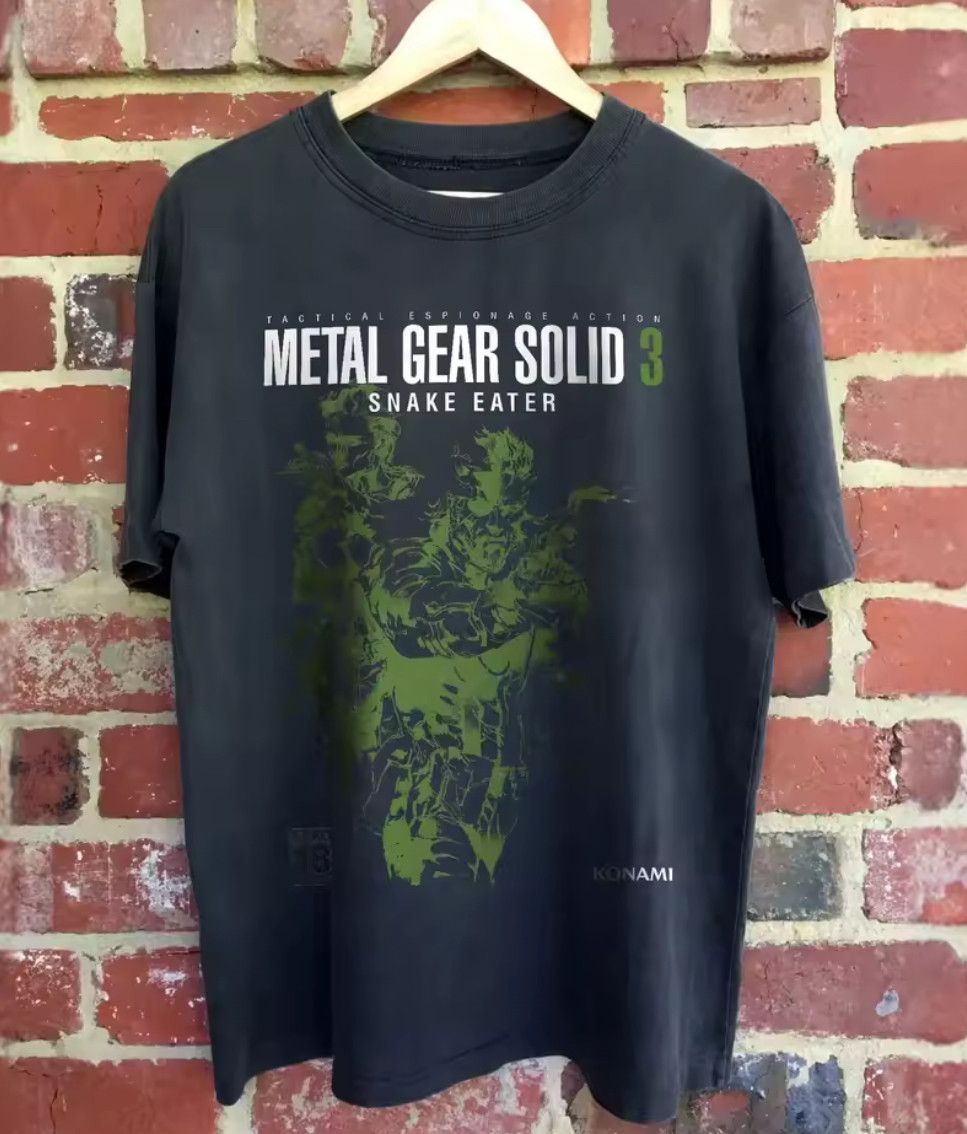 Other Streetwear Retro Metal Gear Solid 3 Style Cotton T-Shirt Size US XL / EU 56 / 4 - 1 Thumbnail