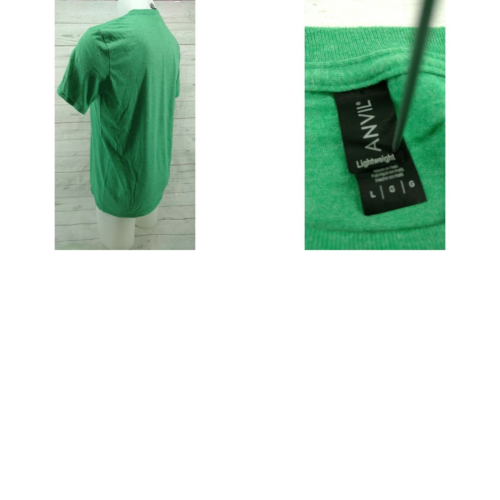 Anvil Rockabilly Jackson TN Grand Prix 2017 Green Shirt Size Large Shirt Men Cotton Blend Crew Neck Short Sleeve Solid Anvil Regular Vintage No Size US L / EU 52-54 / 3 - 8 Thumbnail