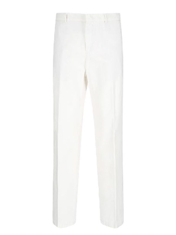 image of Loro Piana O1Srvl11E0424 Merse Pants In White, Men's (Size 36)