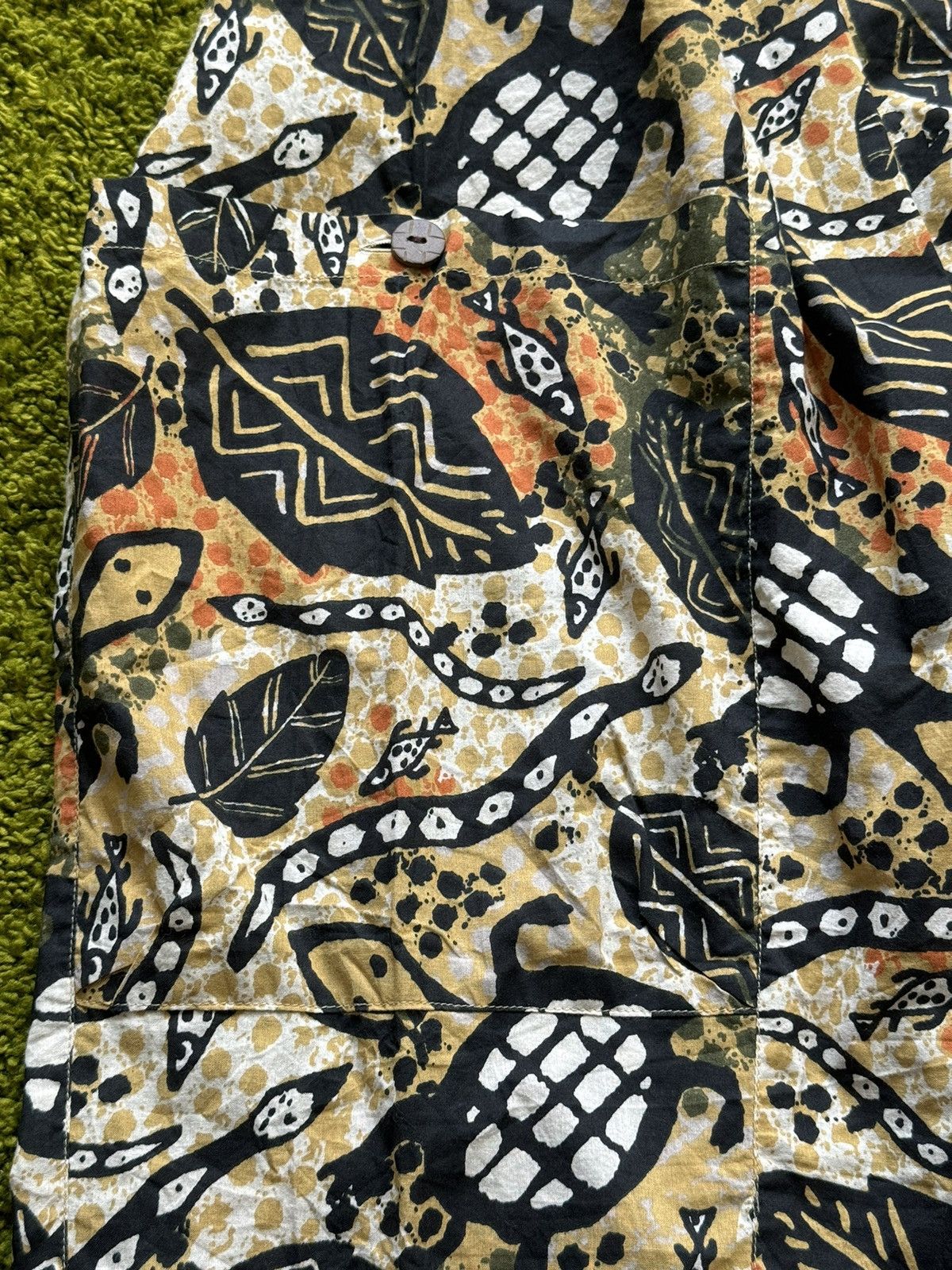 Designer 🐢 Gudrun Sjoden avant garde boho style turtles pattern dress Size M / US 6-8 / IT 42-44 - 10 Thumbnail