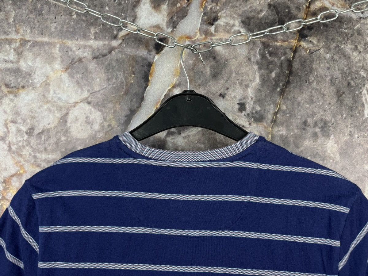 Lyle & Scott Men’s Lyle & Scott T-Shirt Striped Blue Streetwear Size M Size US M / EU 48-50 / 2 - 9 Thumbnail